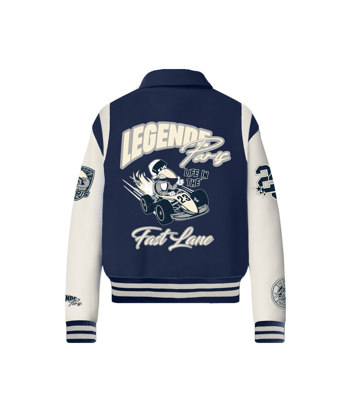 LP Fast Lane Varsity Jacket - Navy (Restocking Soon)