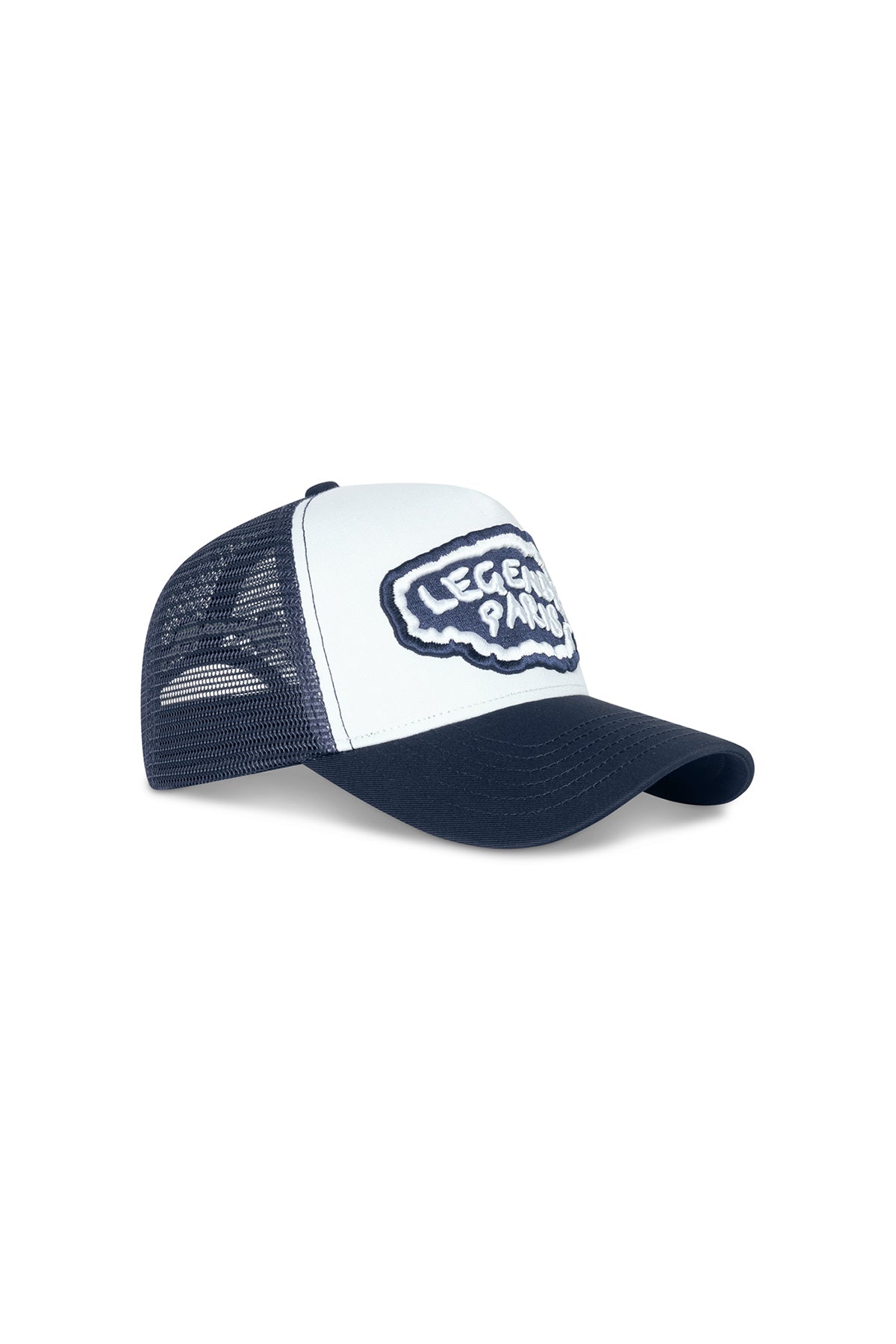 LP SNOW TRUCKER CAP - BLUE/WHITE