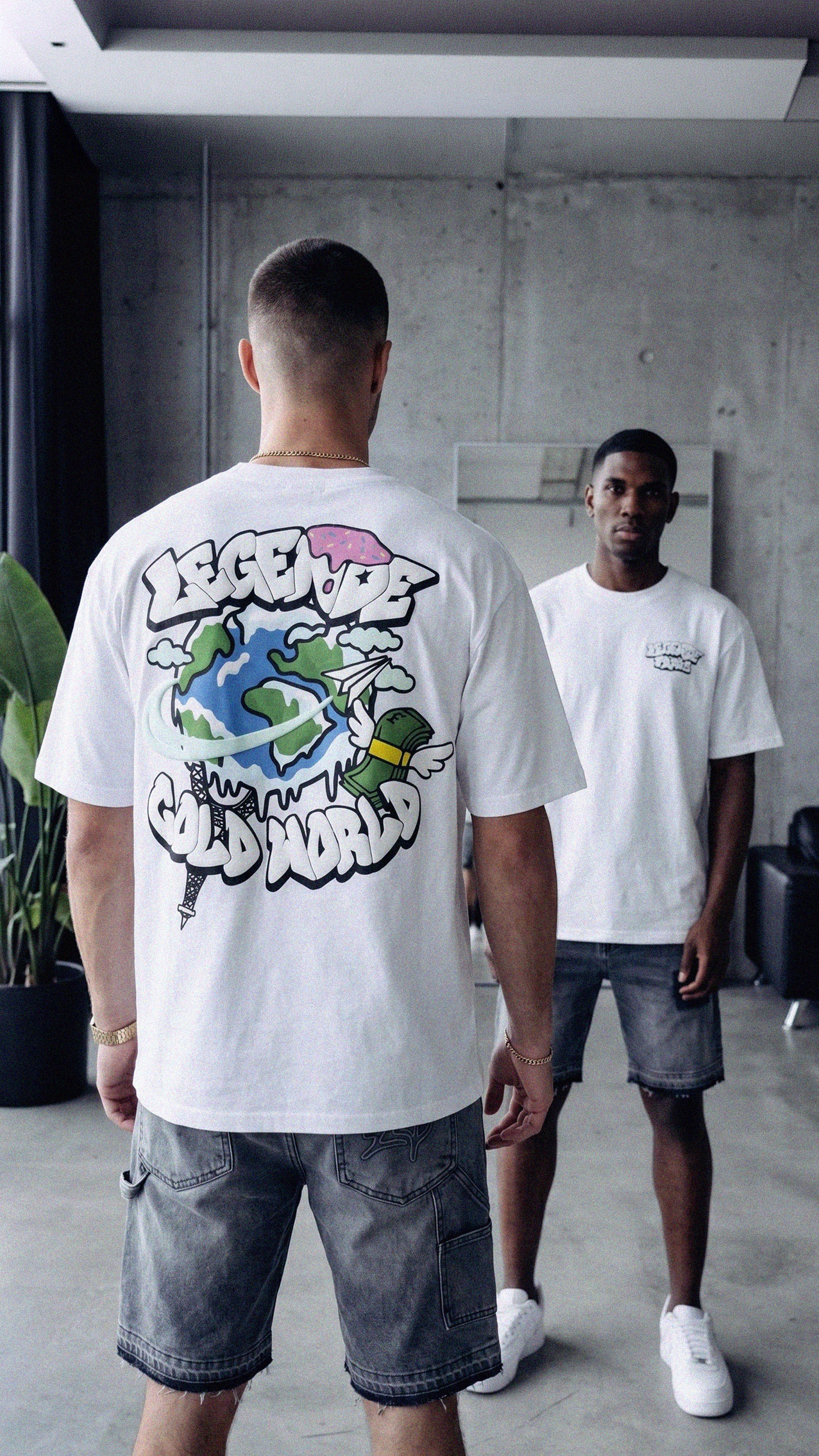 COLD WORLD T-SHIRT - WHITE