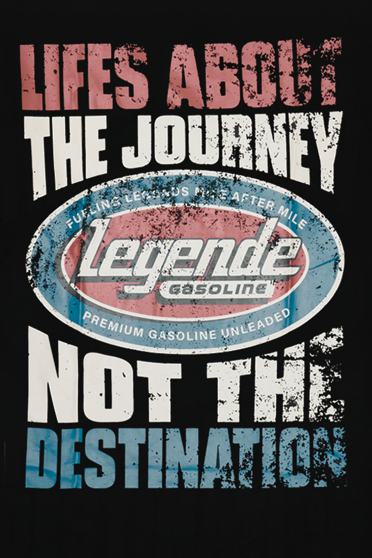 DESTINATION T-SHIRT - BLACK