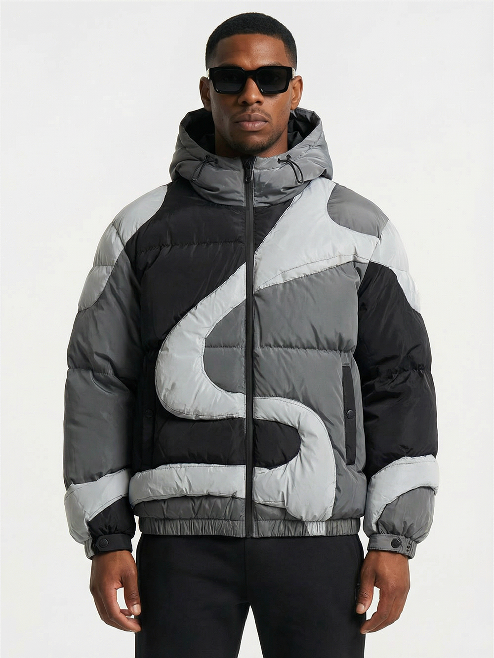 (RESTOCK PRE ORDER) LP CAMO PUFFER - GREY