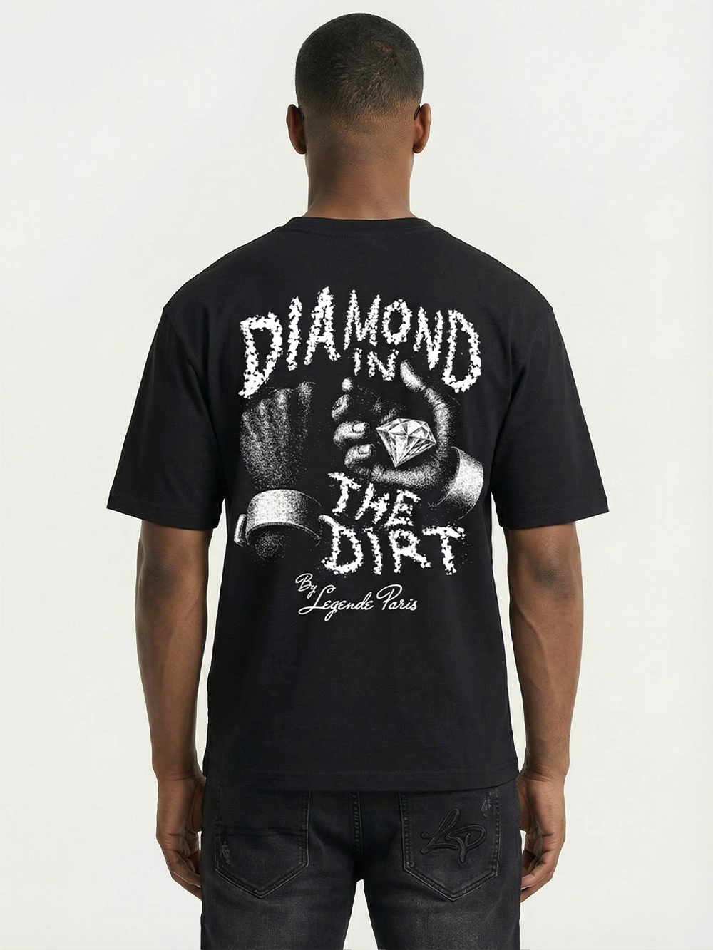 DIAMOND IN THE DIRT T-SHIRT - BLACK