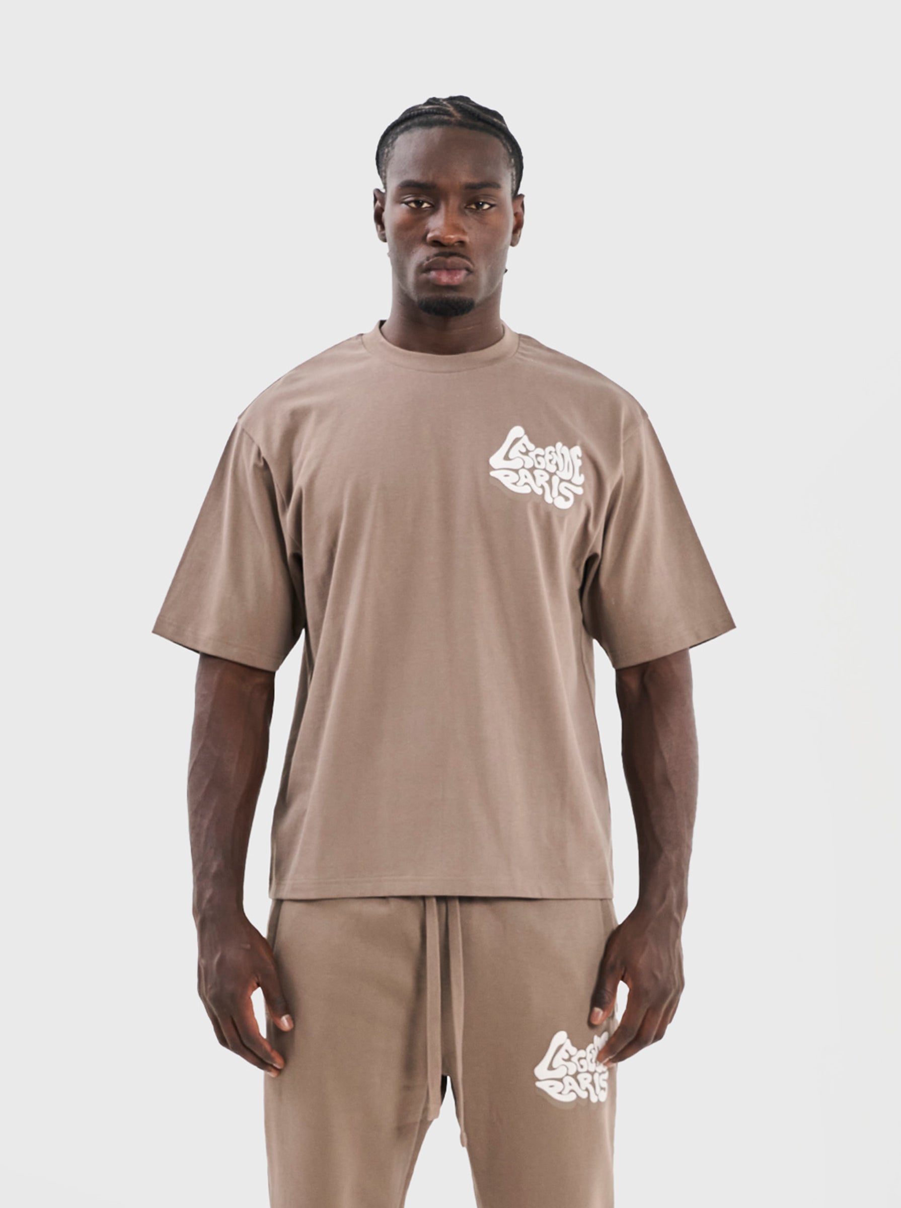 CHIC NOIR T-SHIRT - GREIGE