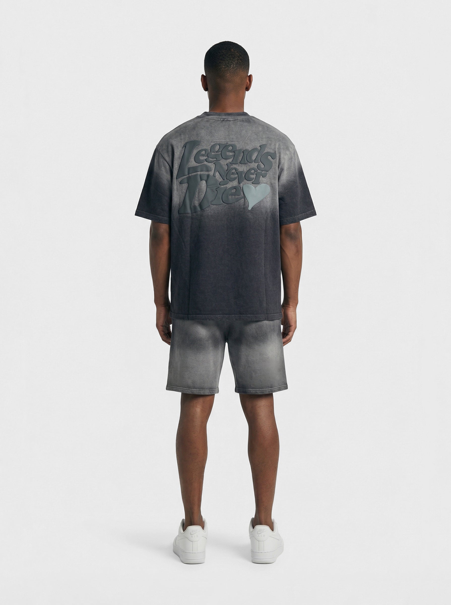 LND GRADIENT SHORT - CHARCOAL WASHED