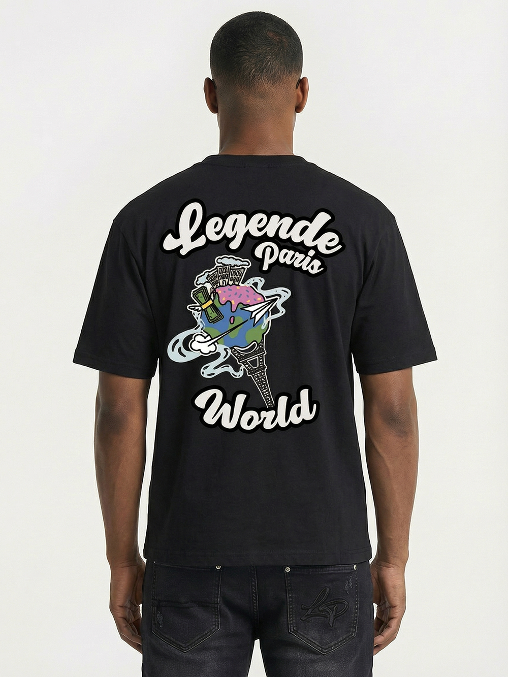 ICE CREAM T-SHIRT - BLACK