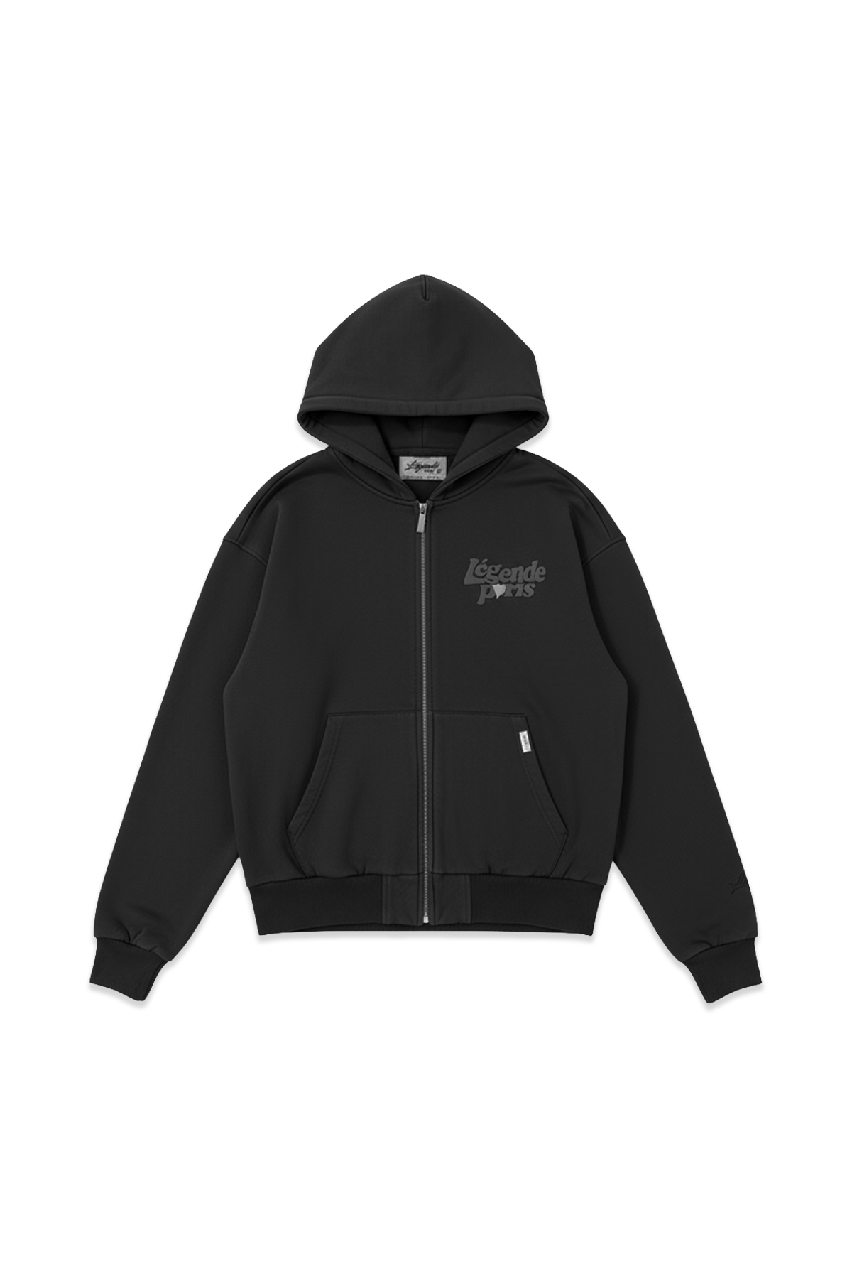 LND TONAL HOODIE - BLACK