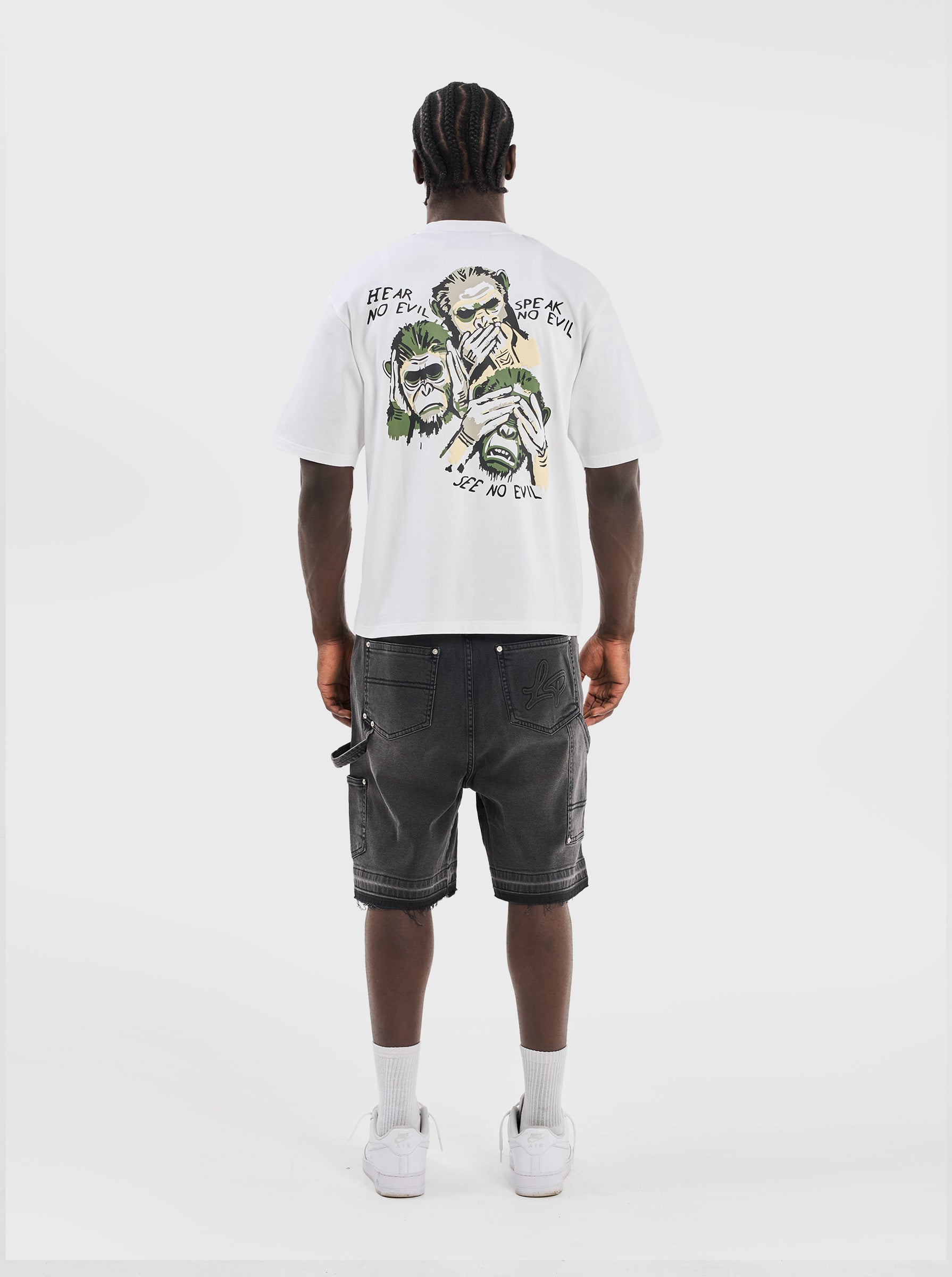 SEE NO EVIL T-SHIRT - WHITE