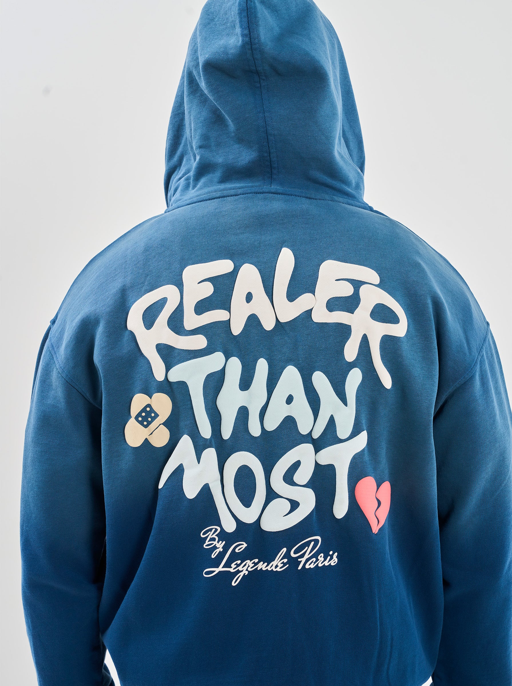 REALER THAN MOST HOODIE - BLUE