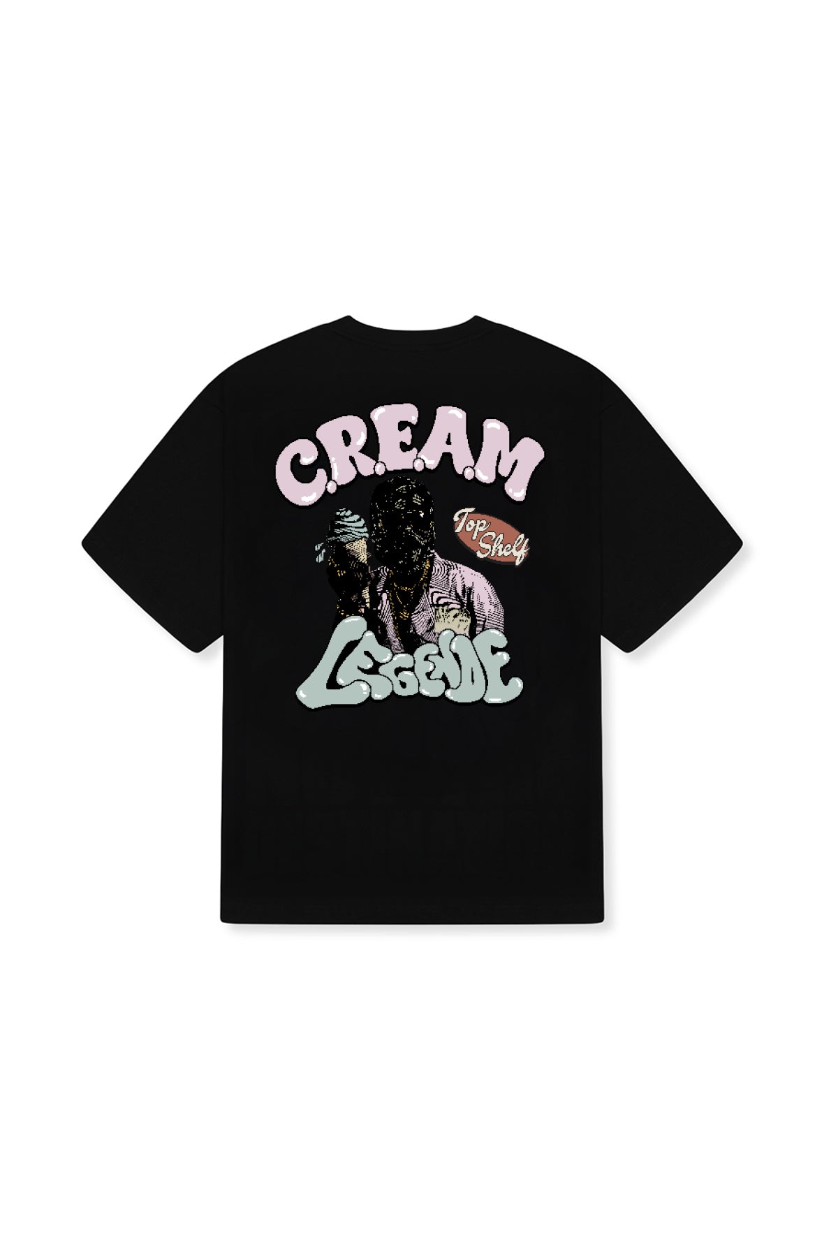 C.R.E.A.M T-SHIRT - BLACK