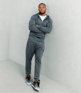 LP "LUX"  FULL ZIP POLY TRACKSUIT - GREY