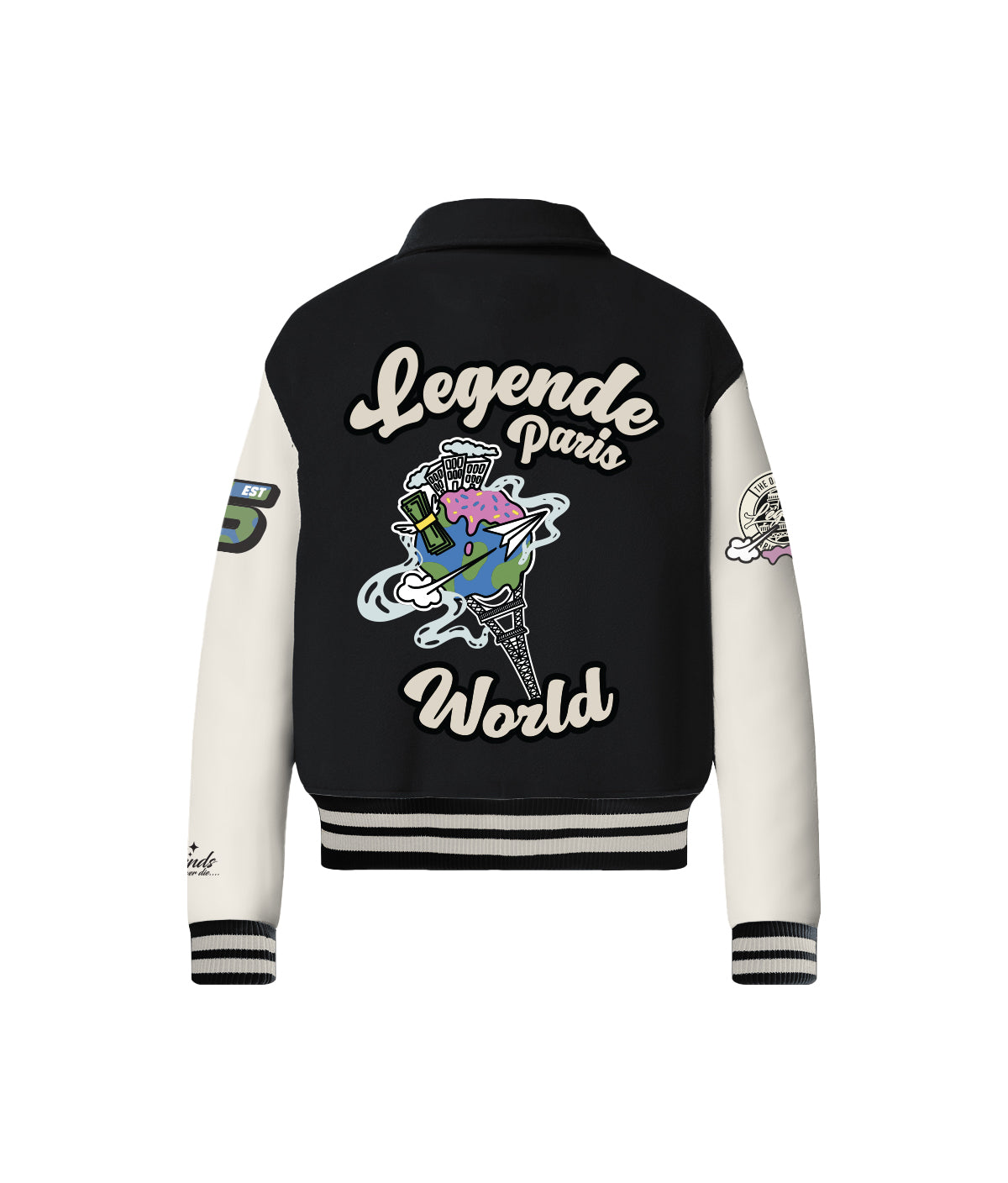 LP ICE CREAM JACKET - BLACK (Restocking Soon)