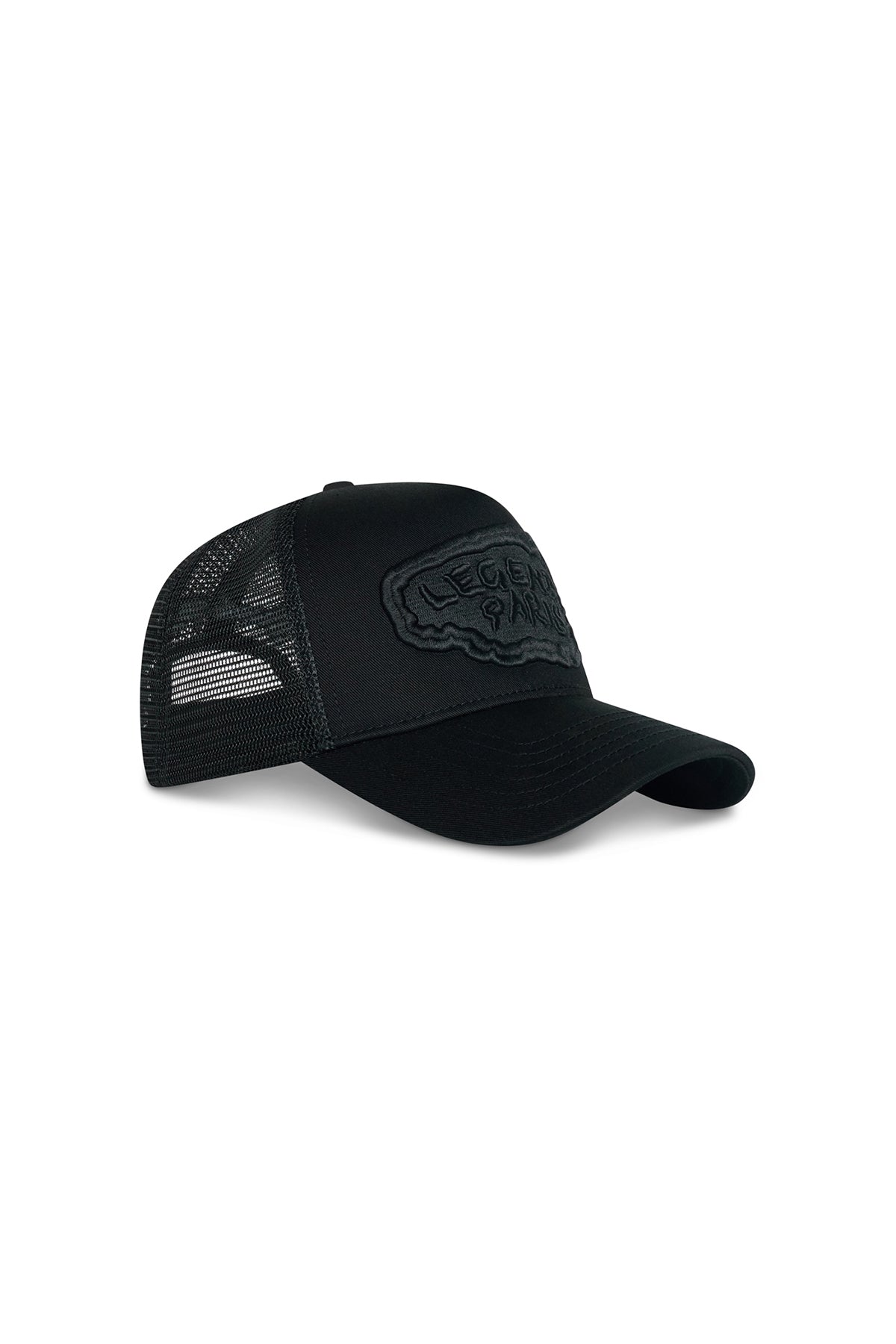 LP SNOW TRUCKER CAP - TRIPLE BLACK