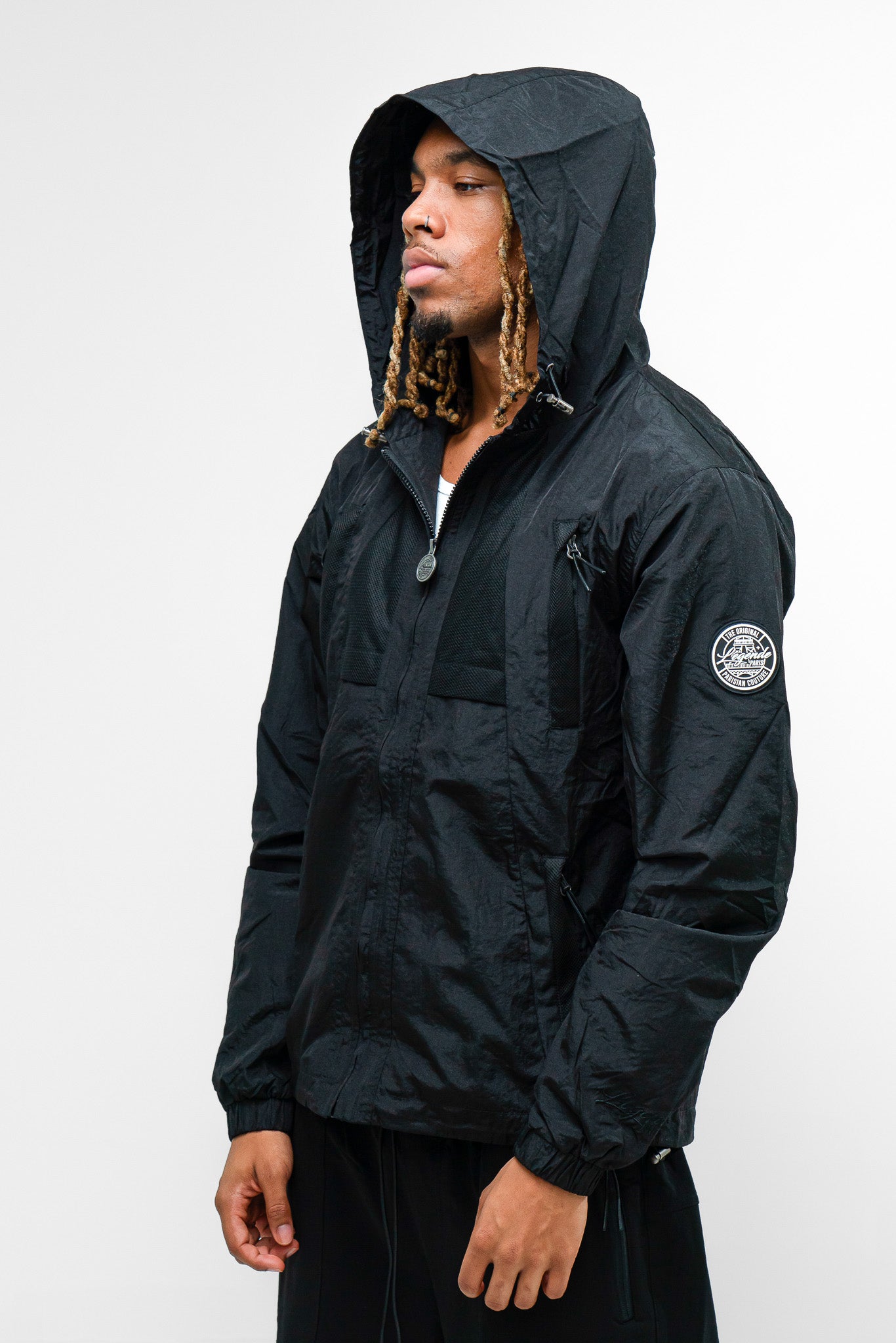 OG Windbreaker - Metallic Black