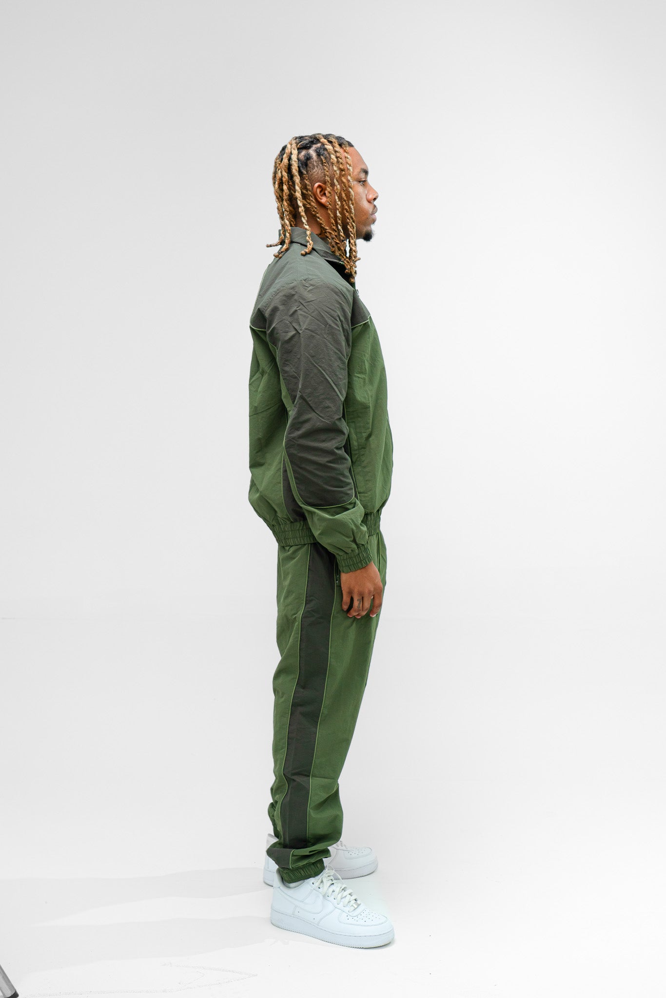 Shell Track Jacket - KHAKI