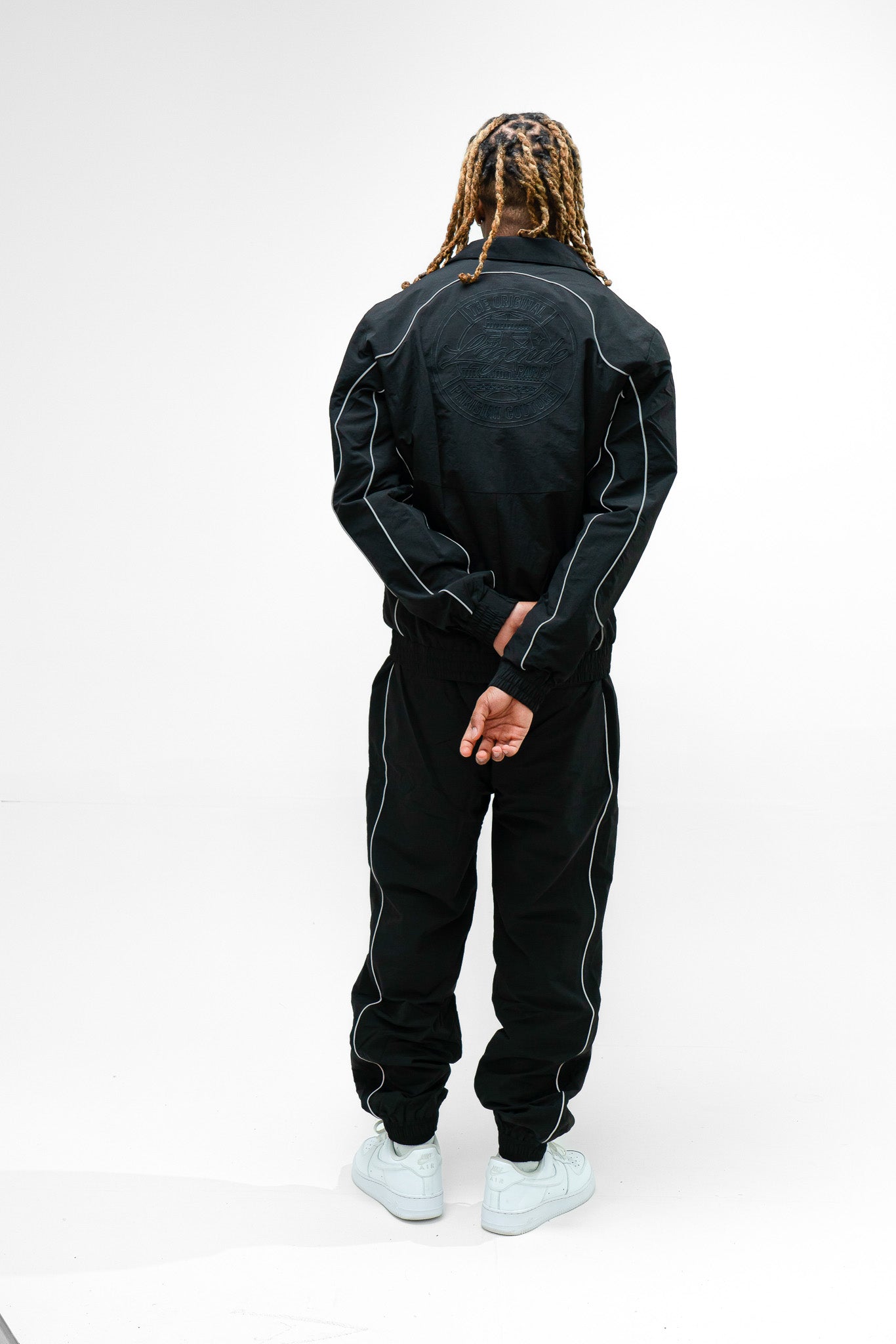 Shell Track Jacket - Black