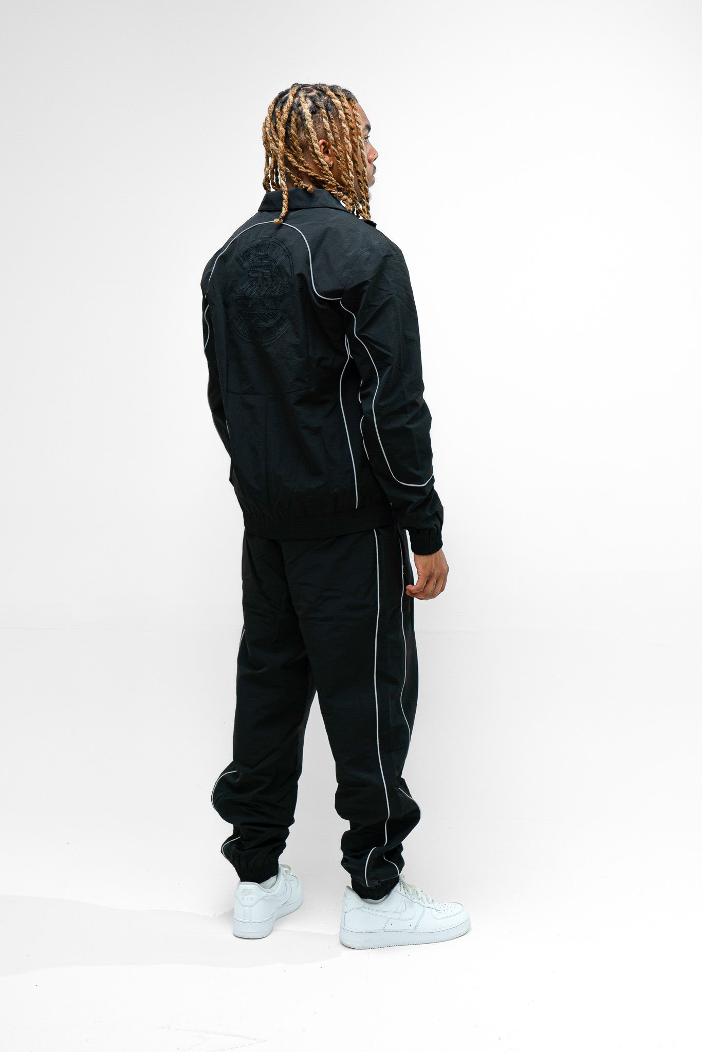 Shell Track Jacket - Black