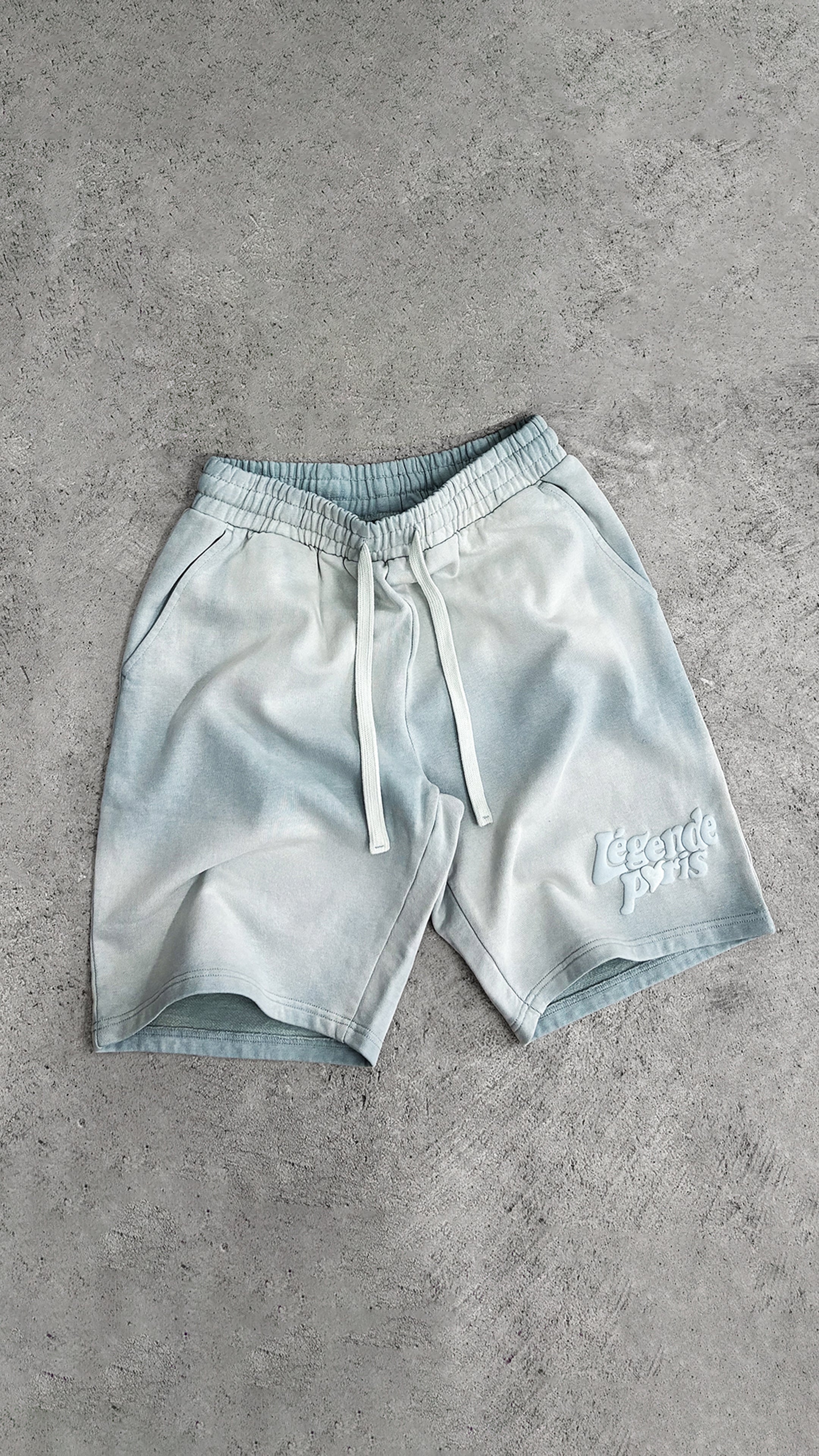 LND GRADIENT SHORT - ICY BLUE