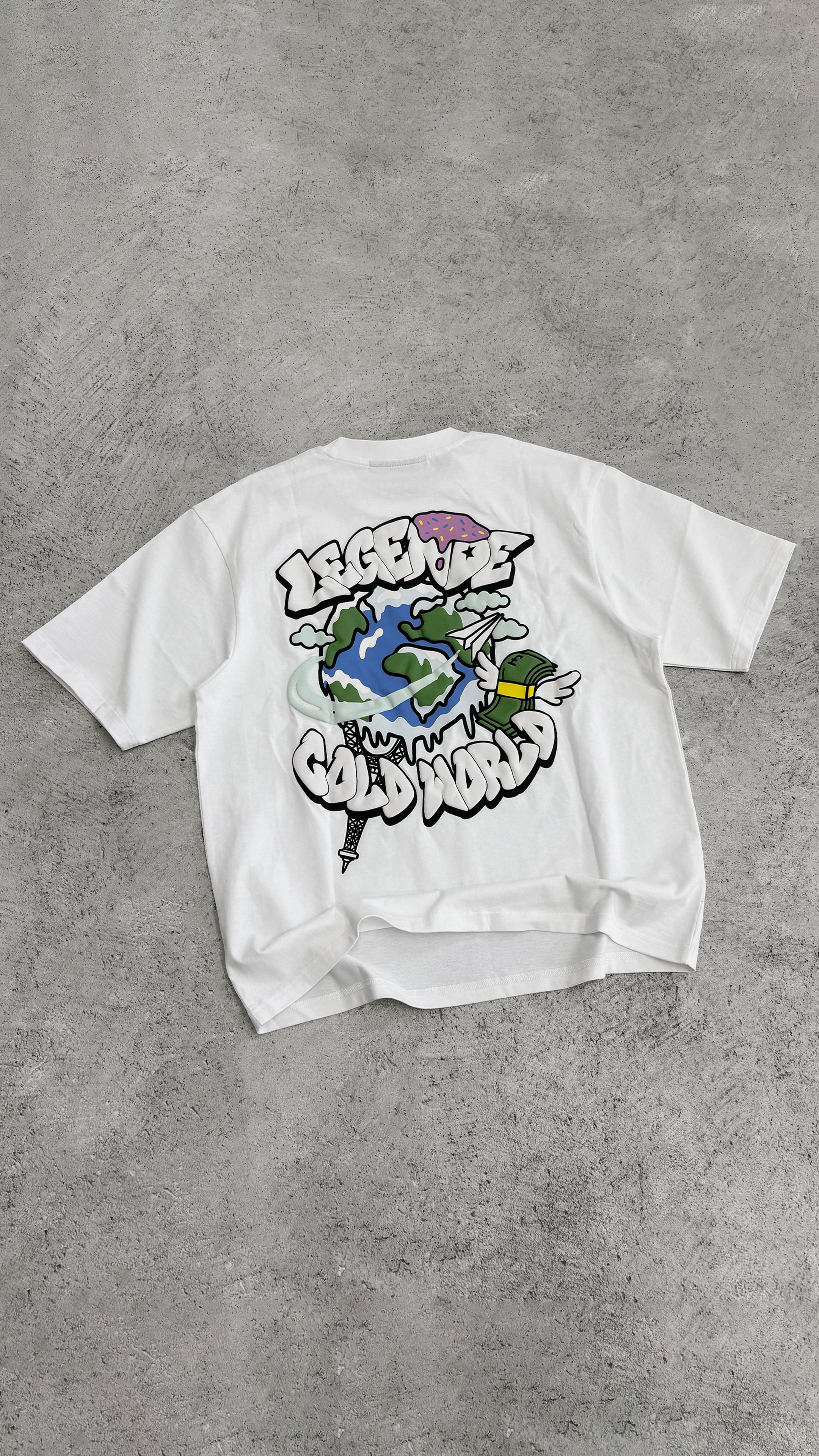 COLD WORLD T-SHIRT - WHITE
