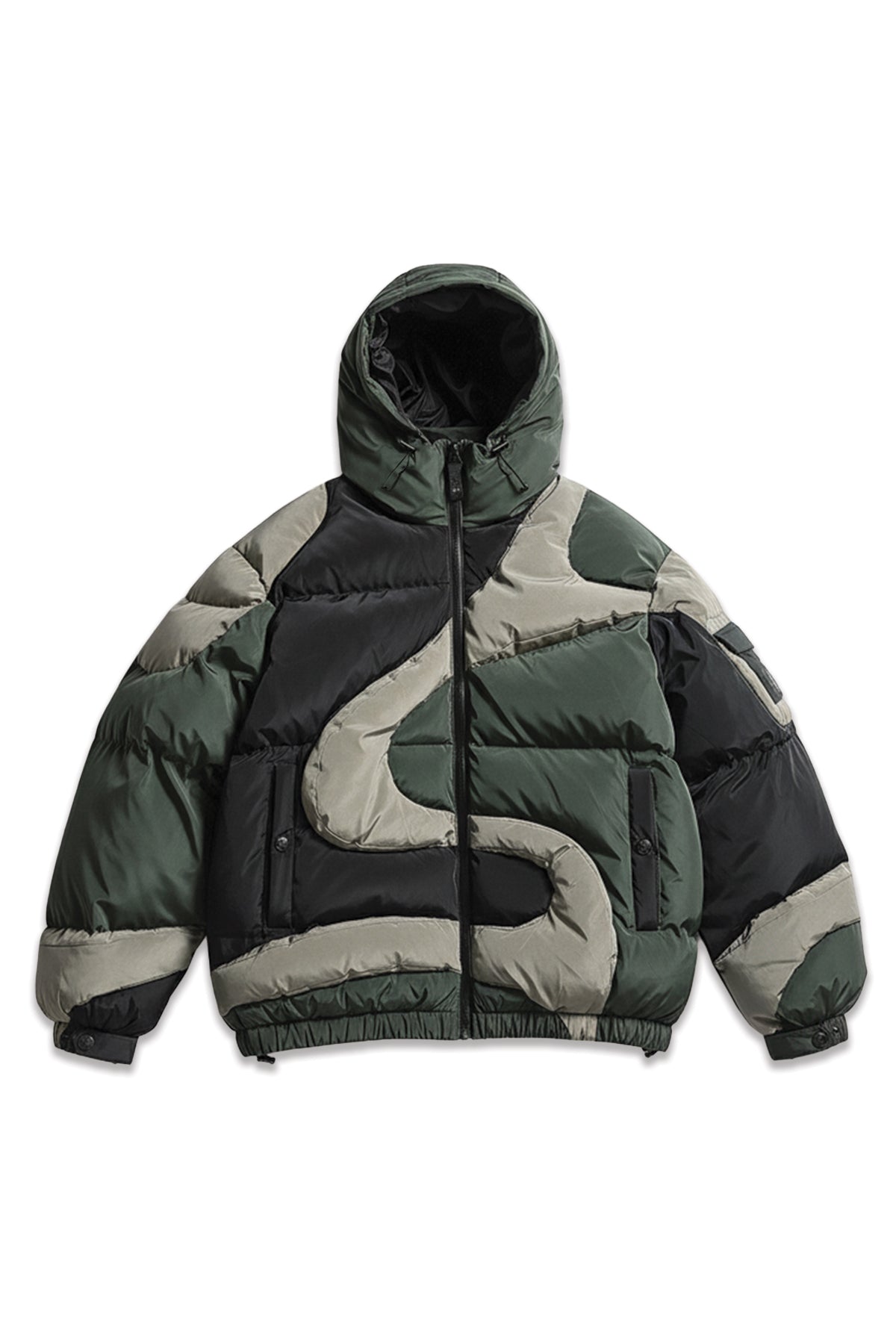 LP CAMO PUFFER - KHAKI