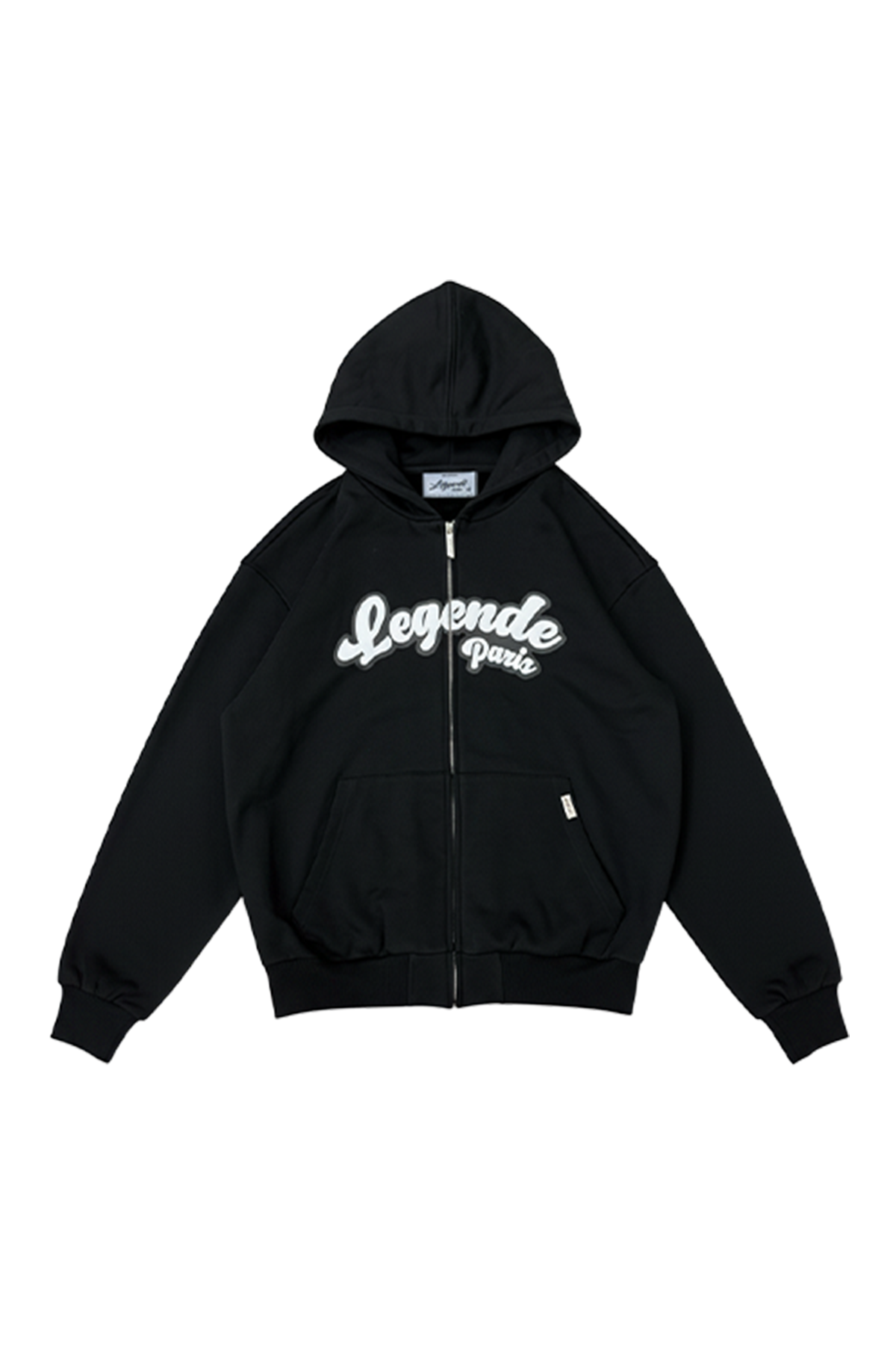 GUM LOGO HOODIE - BLACK