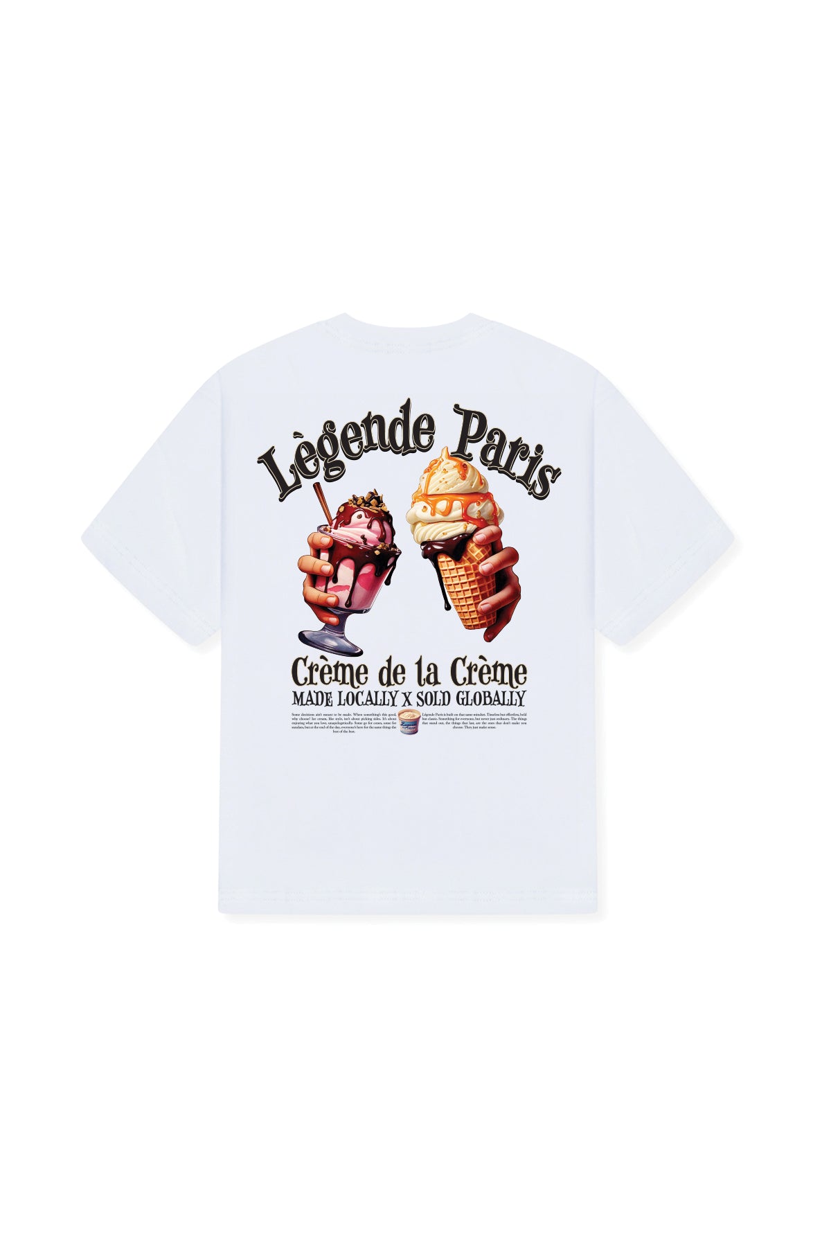 CREME DE LA CREME T-SHIRT - WHITE