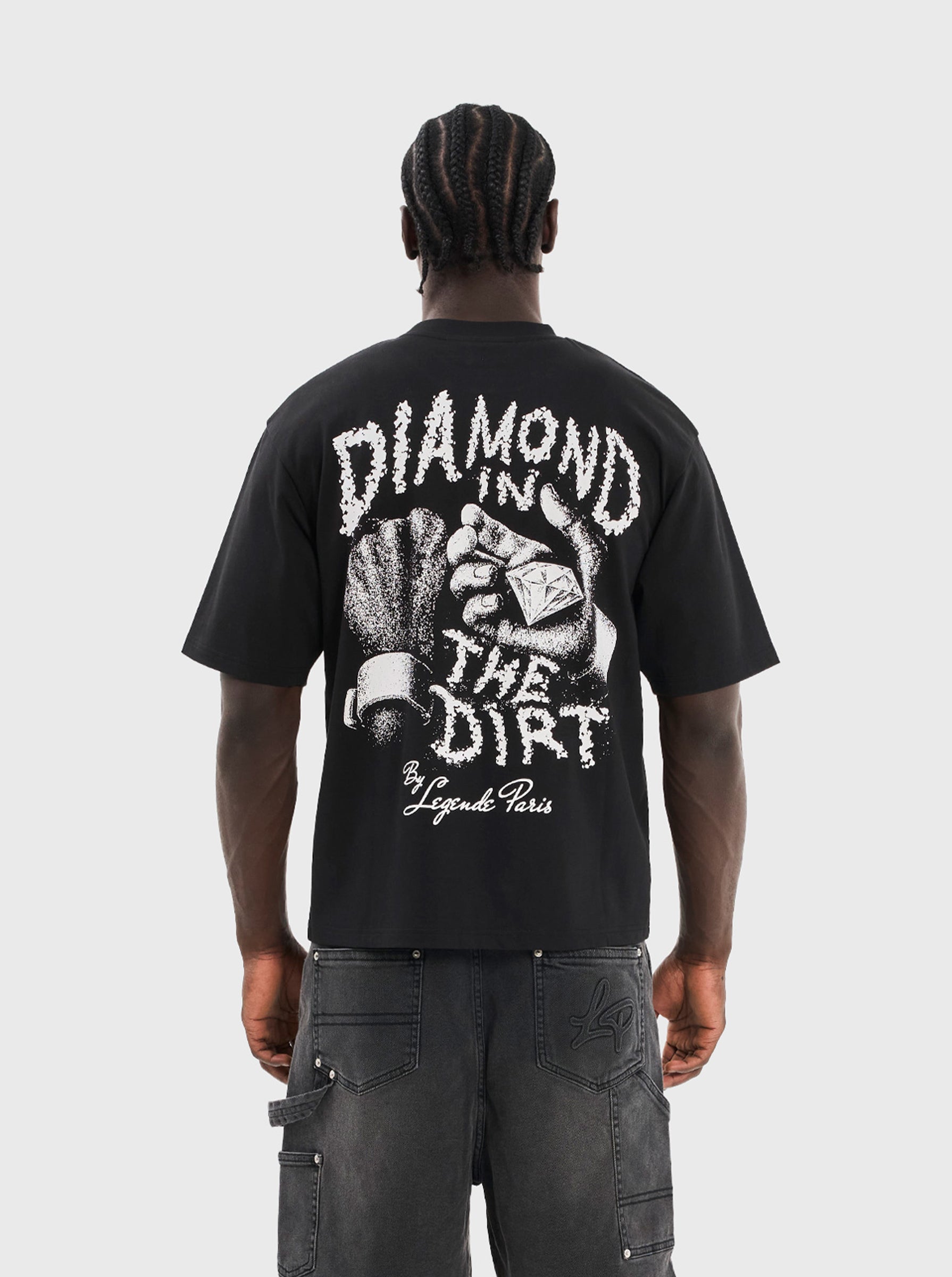 DIAMOND T-SHIRT - BLACK