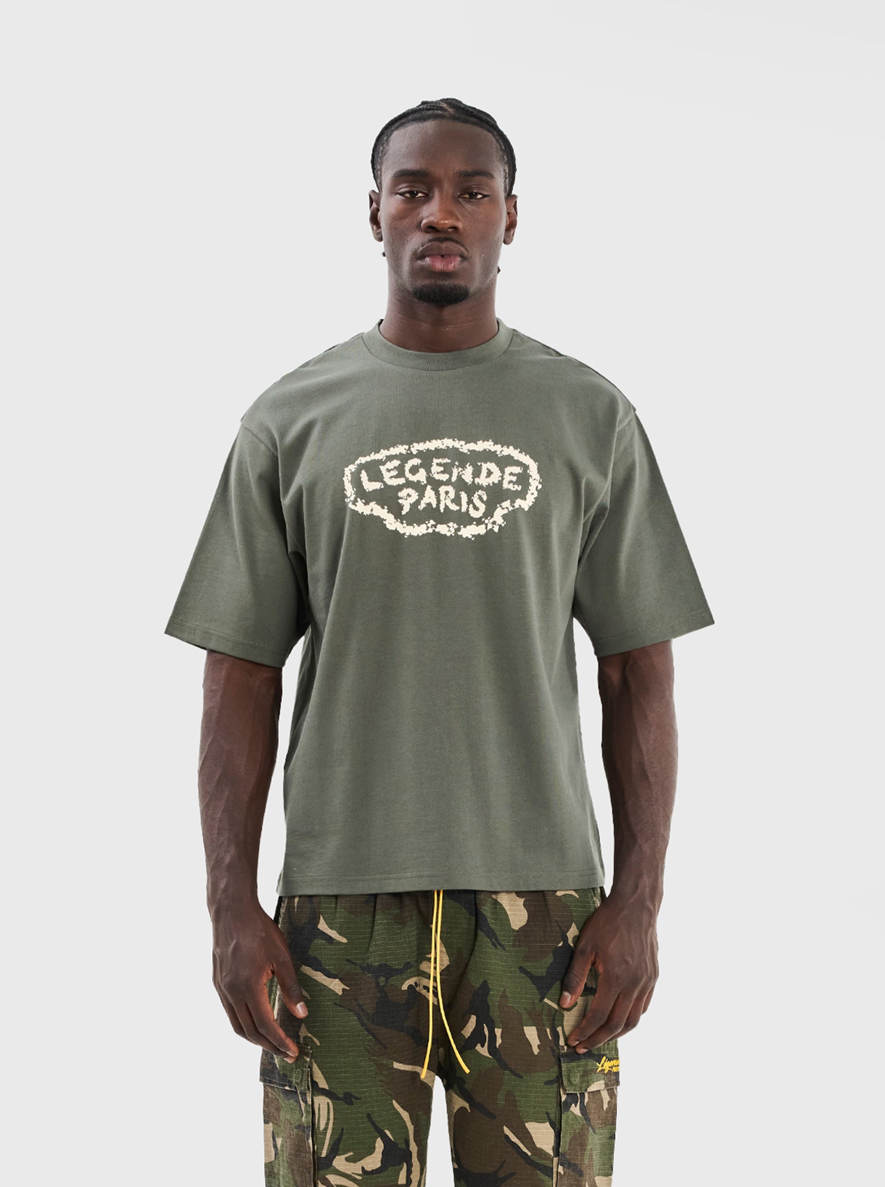 DIAMOND T-SHIRT - KHAKI