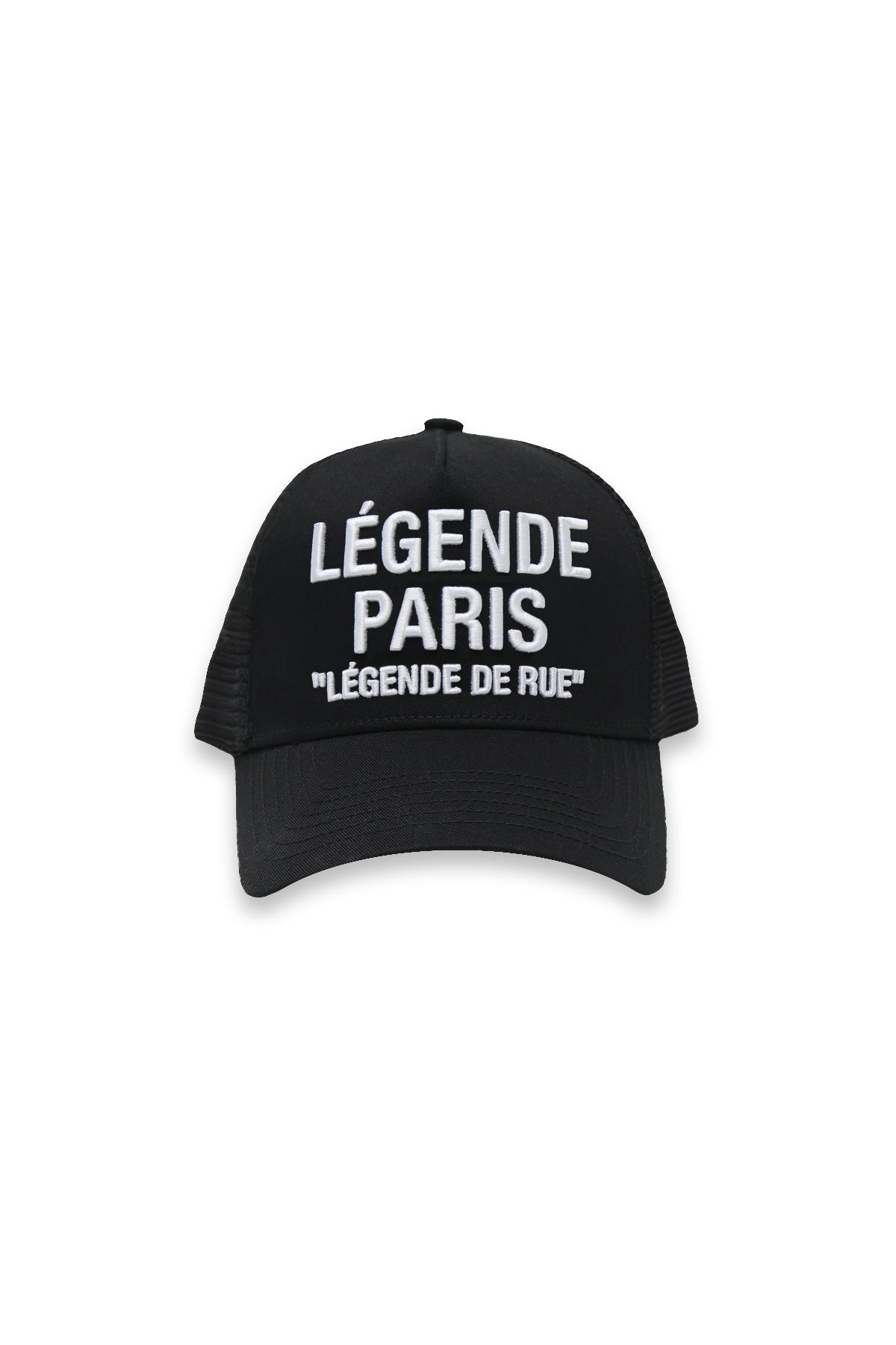 DE RUE TRUCKER CAP - BLACK