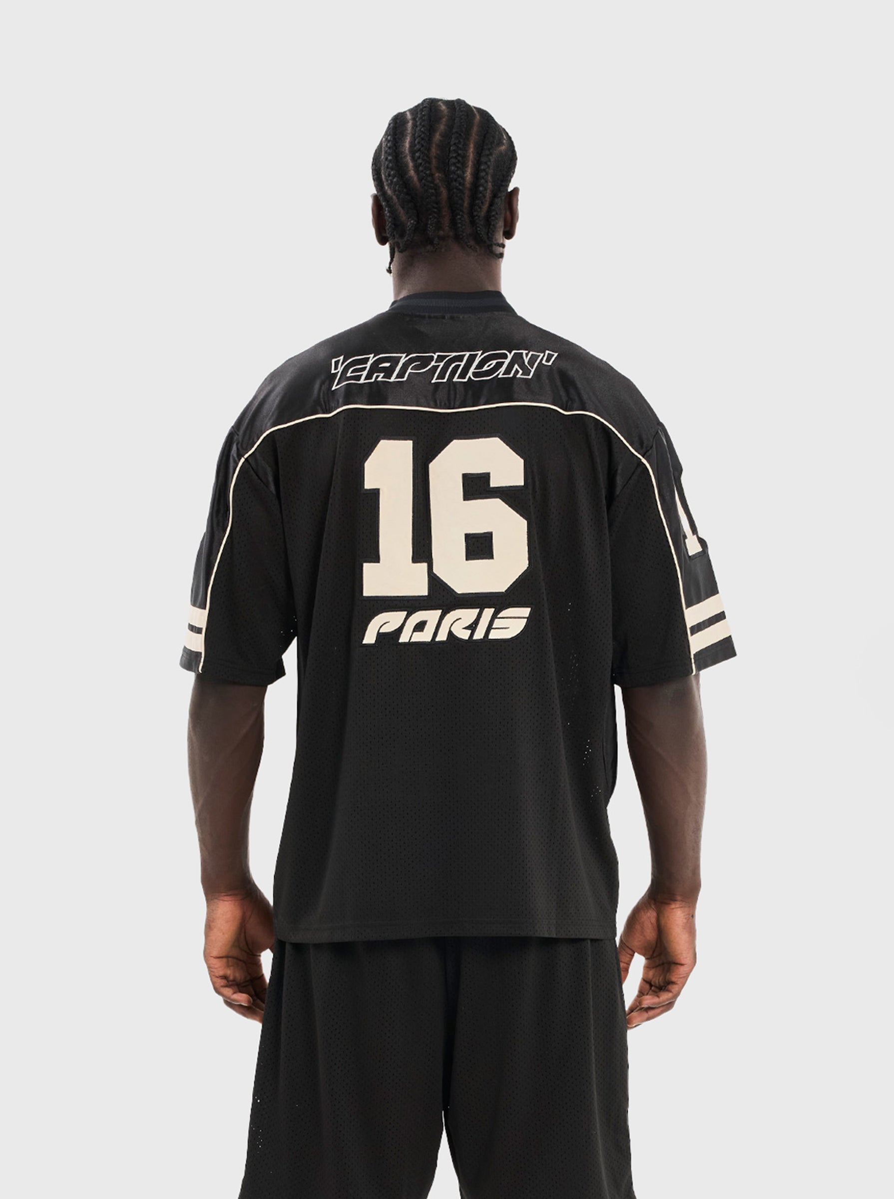 (FOOTASYLUM EXCLUSIVE) CAPTION JERSEY - BLACK