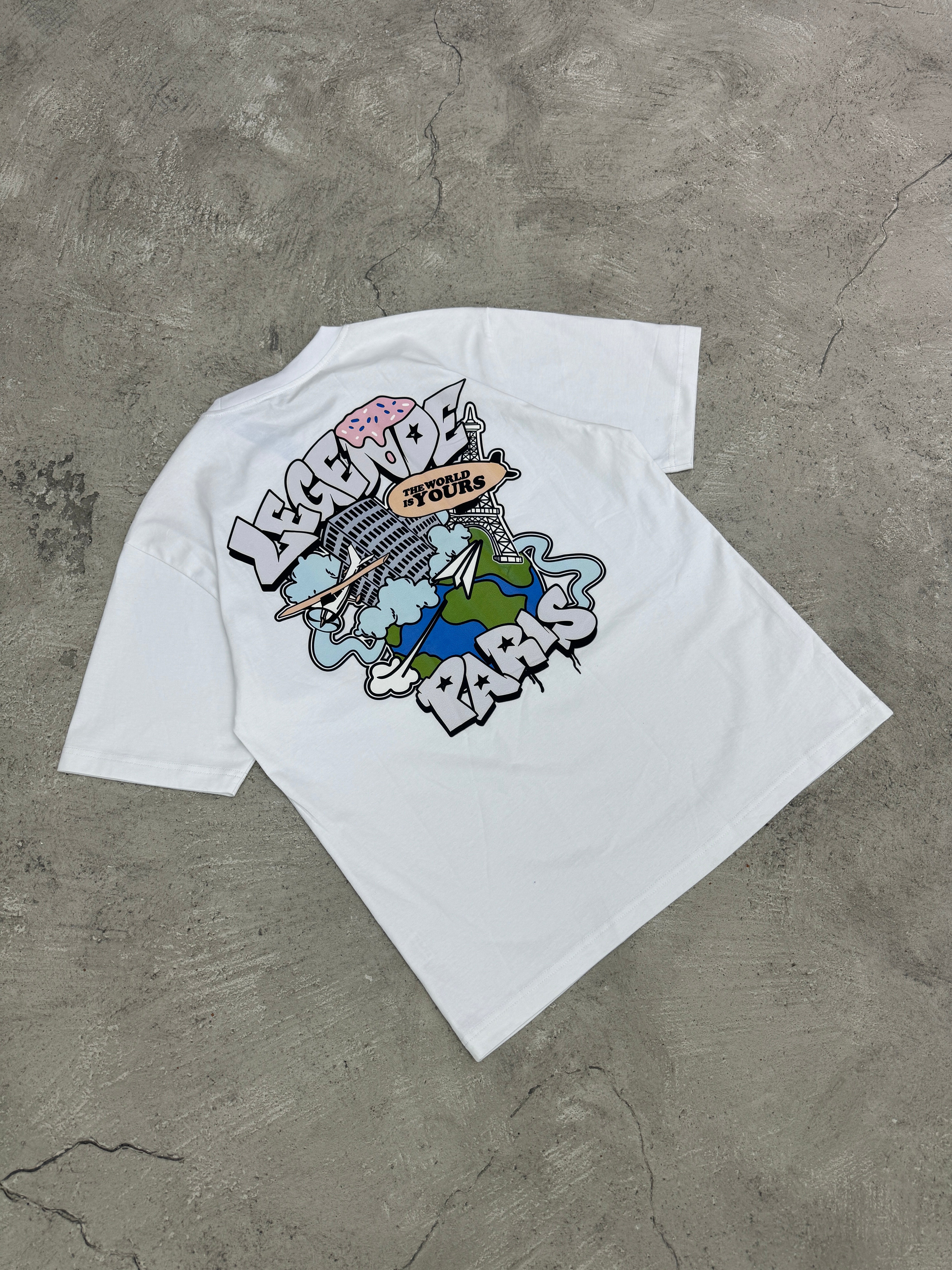 GRAFFITI ICE CREAM T-SHIRT - WHITE