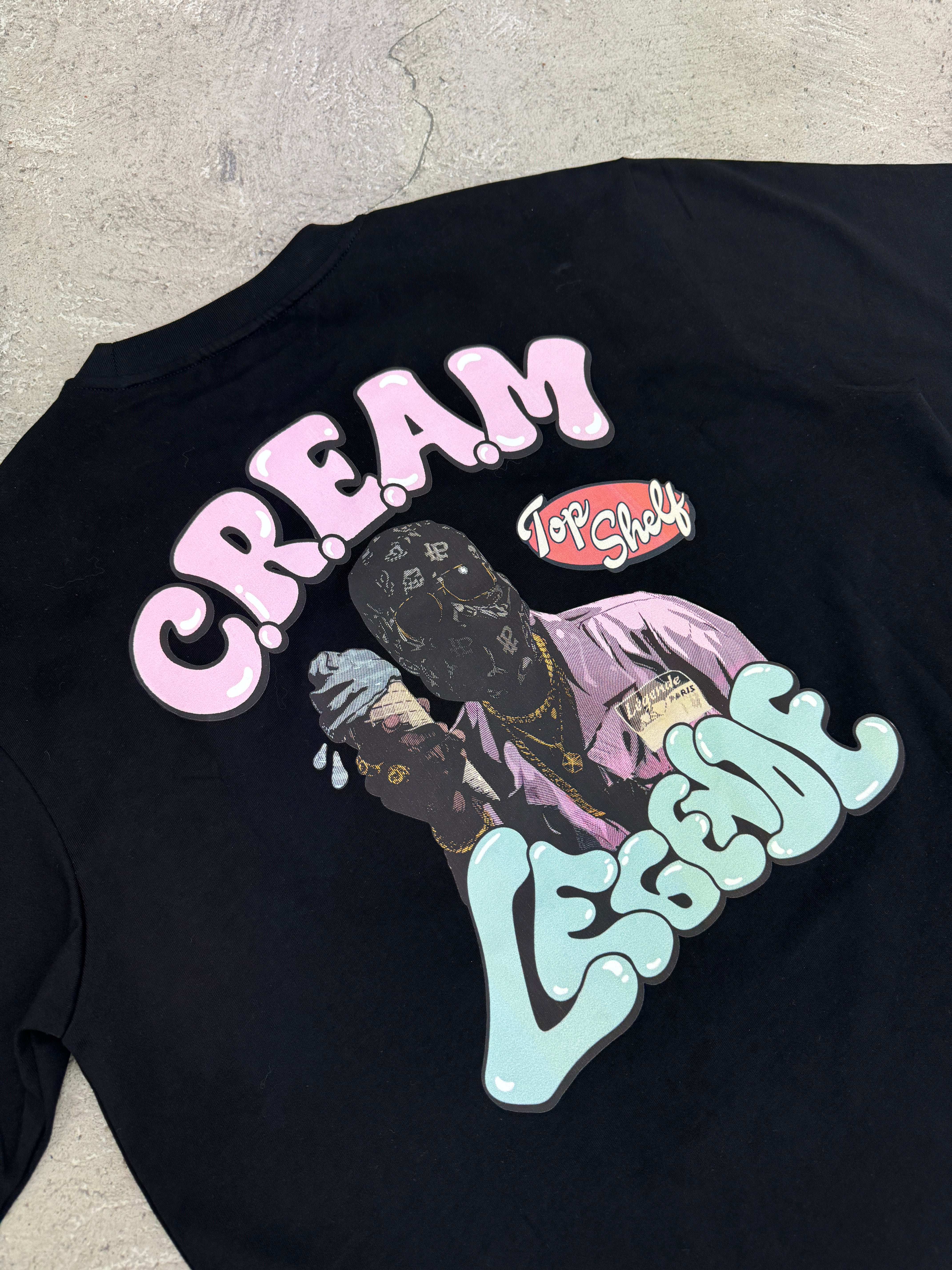 C.R.E.A.M T-SHIRT - BLACK