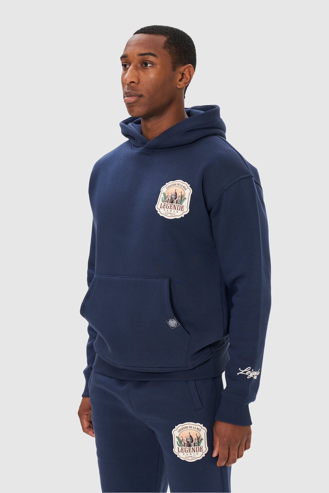 DE LA RUE HOODIE - NAVY BLUE