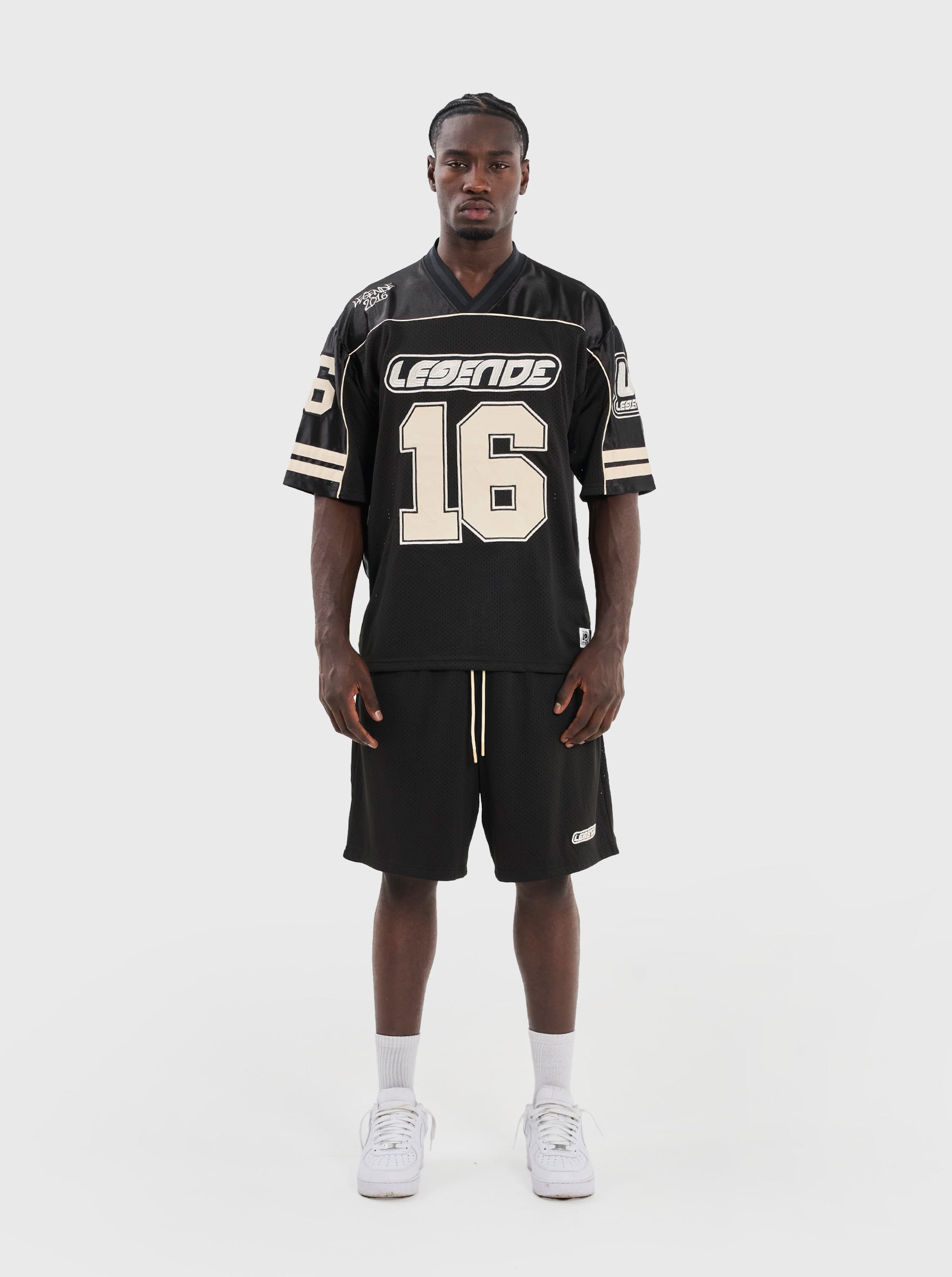 (FOOTASYLUM EXCLUSIVE) CAPTION JERSEY - BLACK