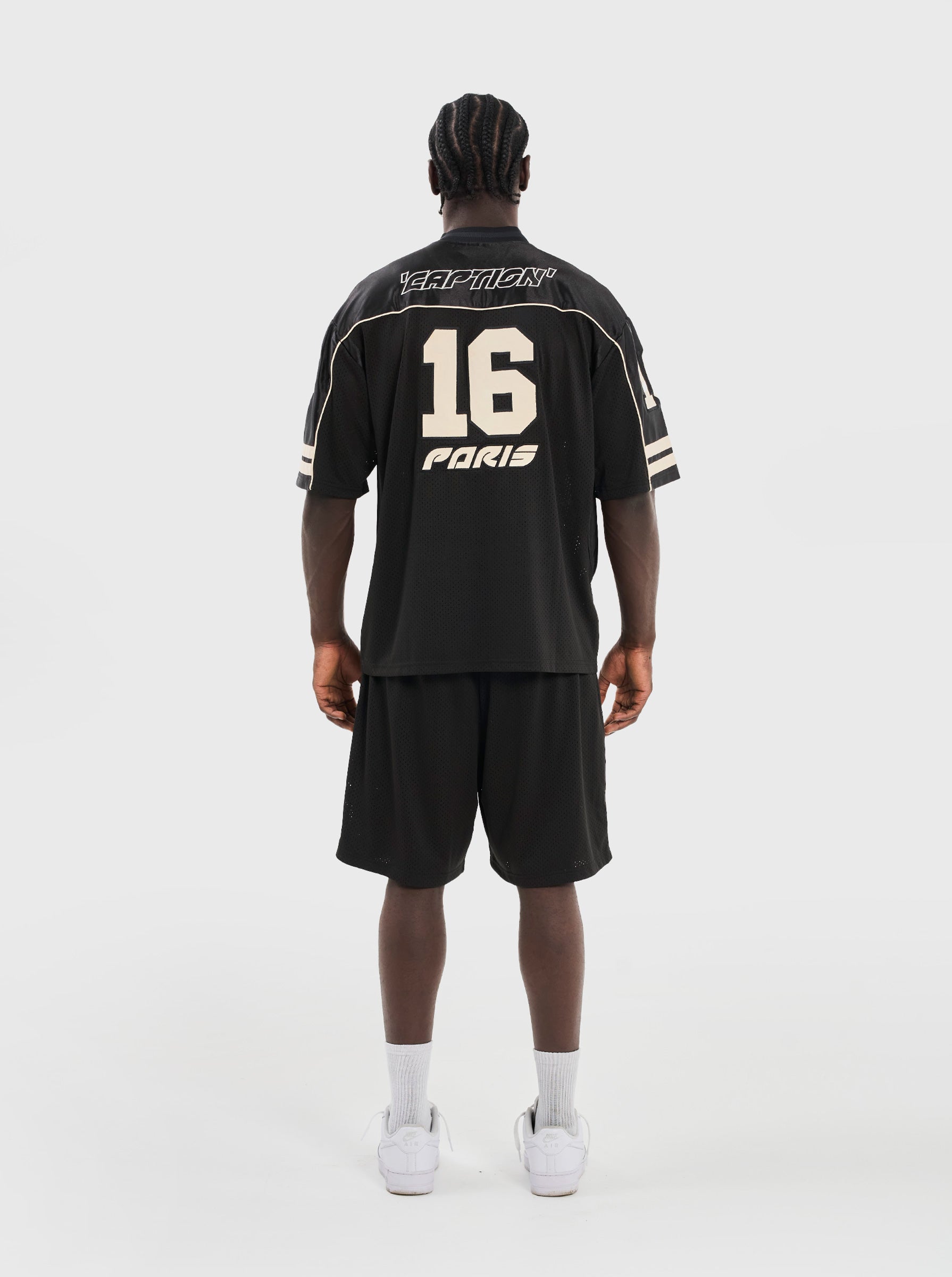 (FOOTASYLUM EXCLUSIVE) CAPTION JERSEY - BLACK