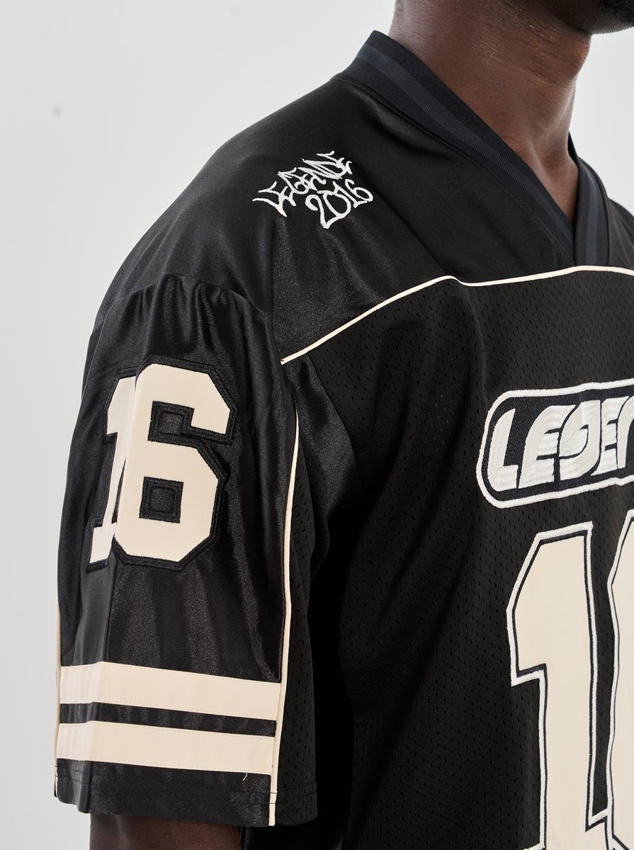 (FOOTASYLUM EXCLUSIVE) CAPTION JERSEY - BLACK
