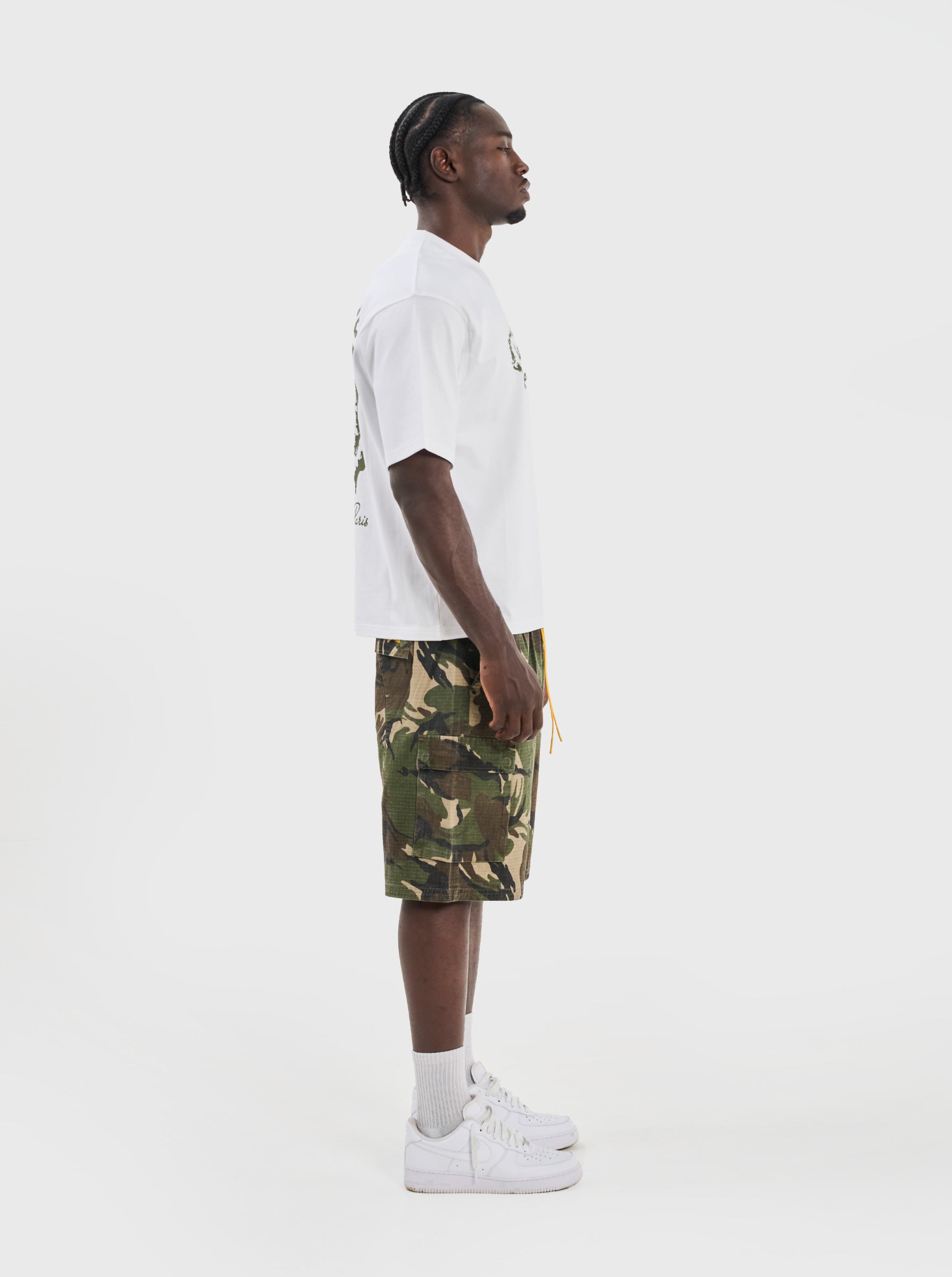 EXPENSIVE PAIN T-SHIRT - WHITE/KHAKI