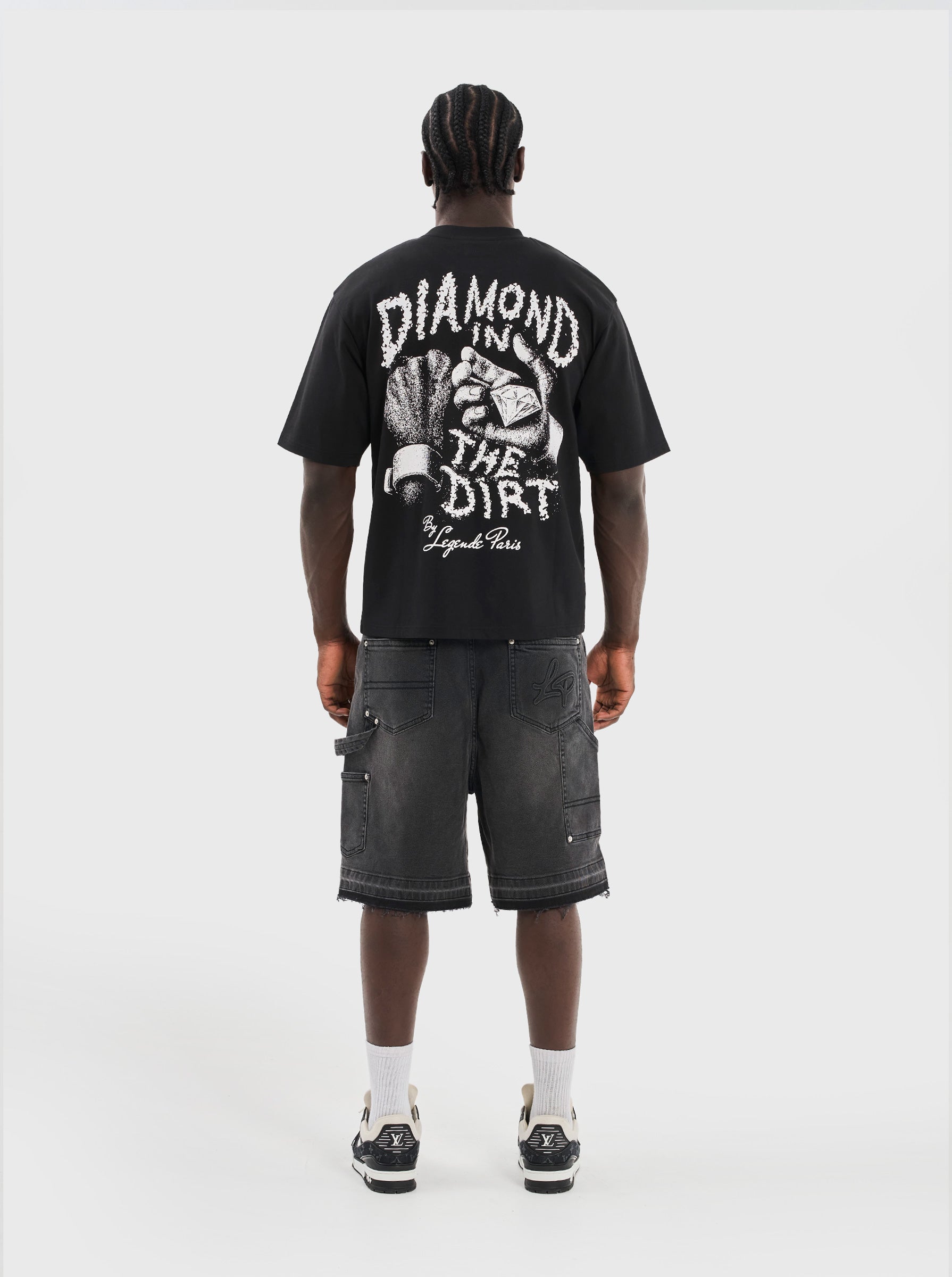 DIAMOND T-SHIRT - BLACK