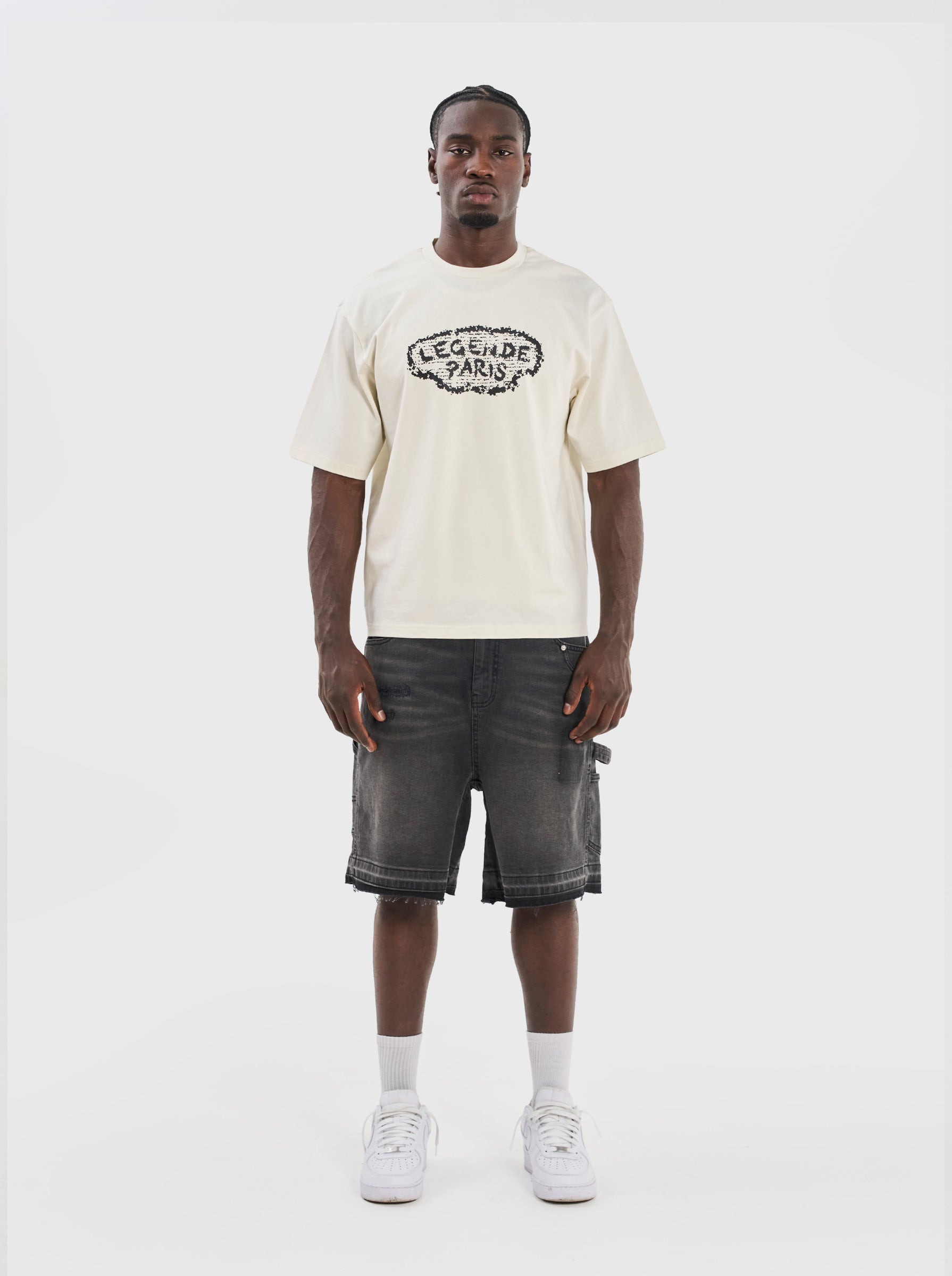 RTM NEWSPAPER T-SHIRT - OFF WHITE