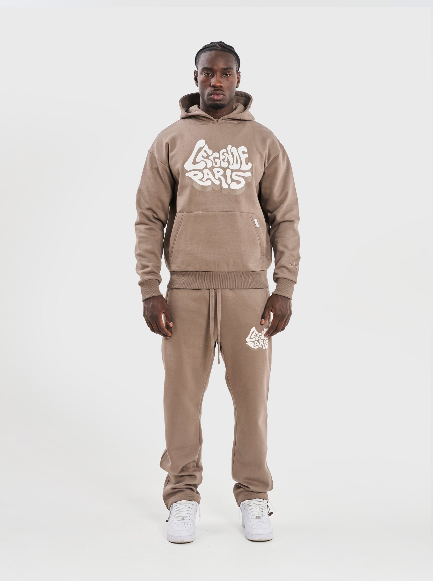 CHIC NOIR JOGGER - GREIGE