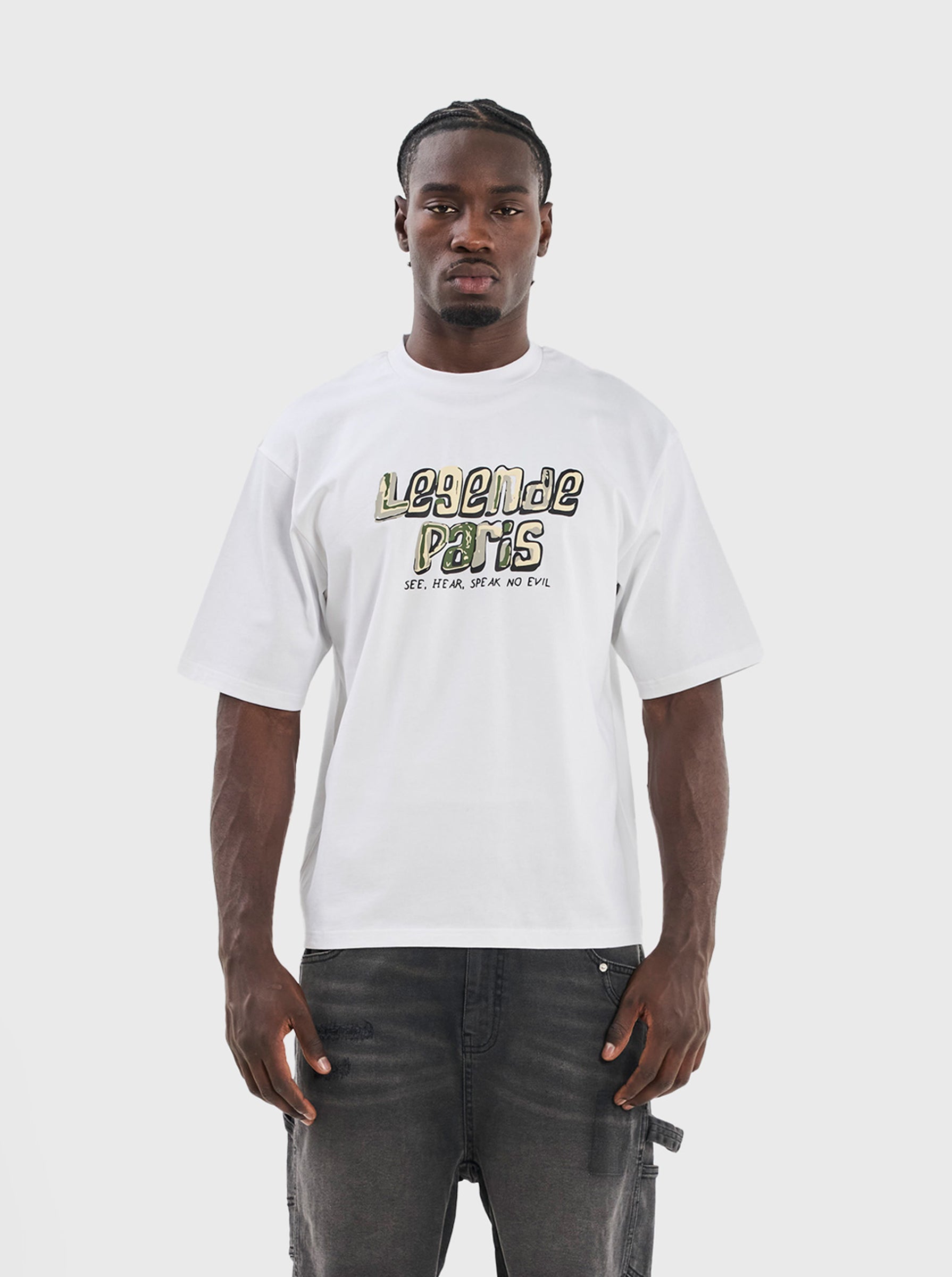 SEE NO EVIL T-SHIRT - WHITE