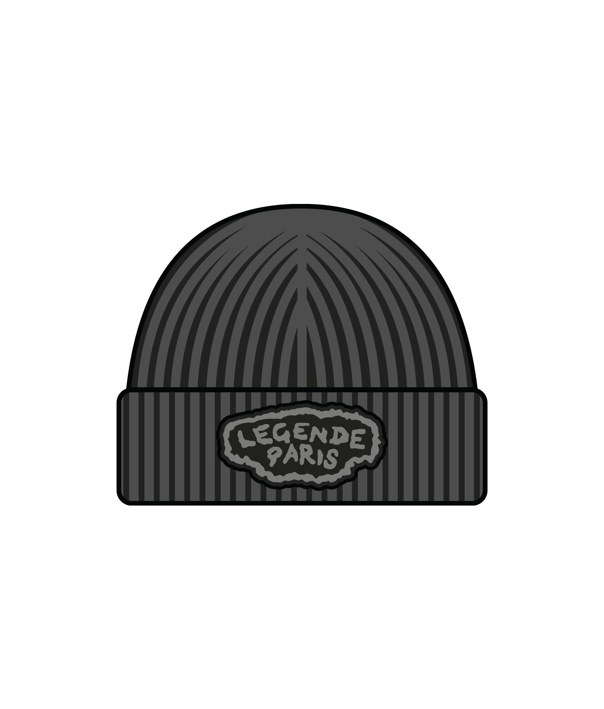 LP SNOW BEANIE - BLACK