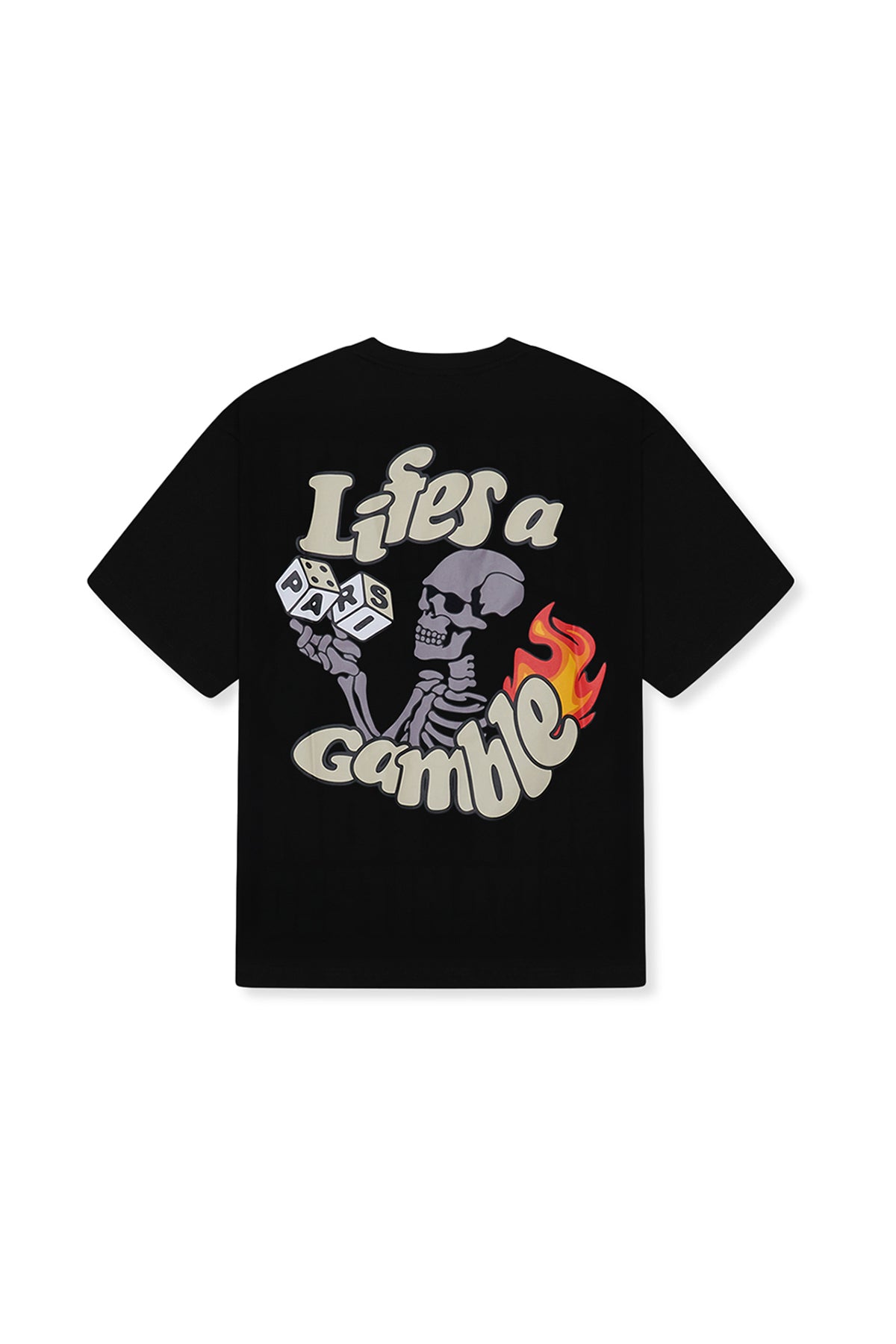 LIFE'S A GAMBLE T-SHIRT - BLACK